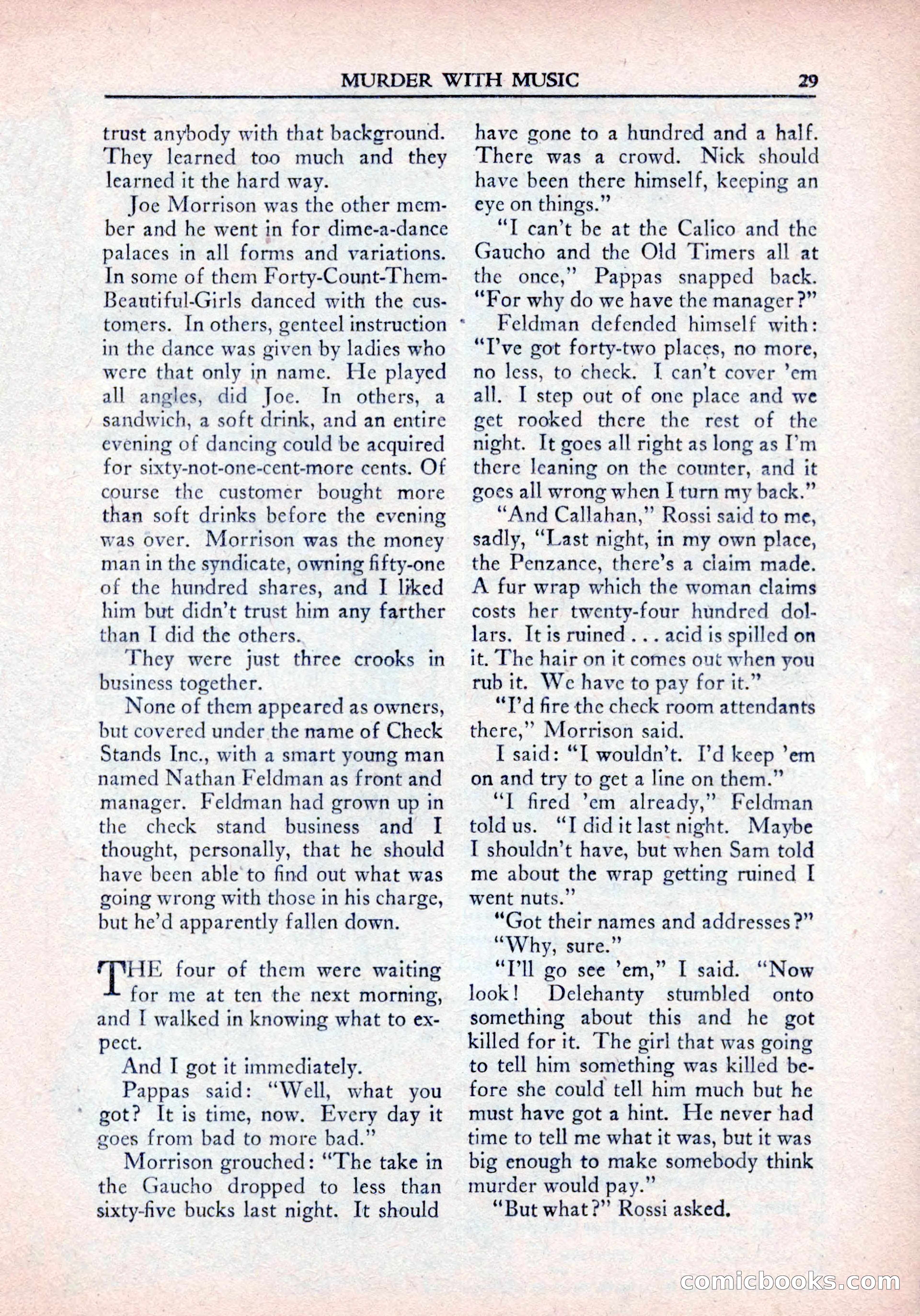 Private Detective Stories, January 1942 — page 31 of 132
