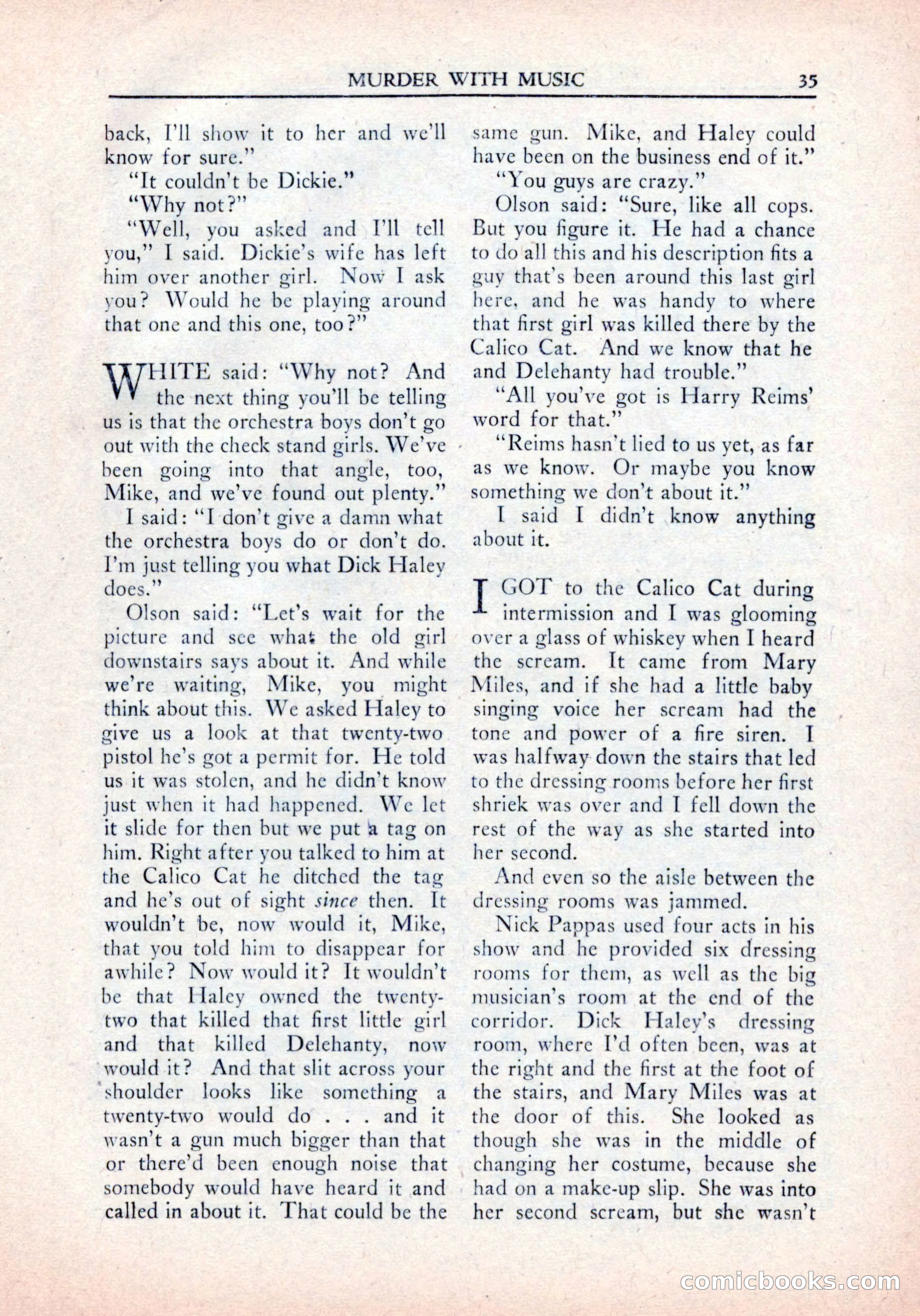 Private Detective Stories, January 1942 — page 37 of 132