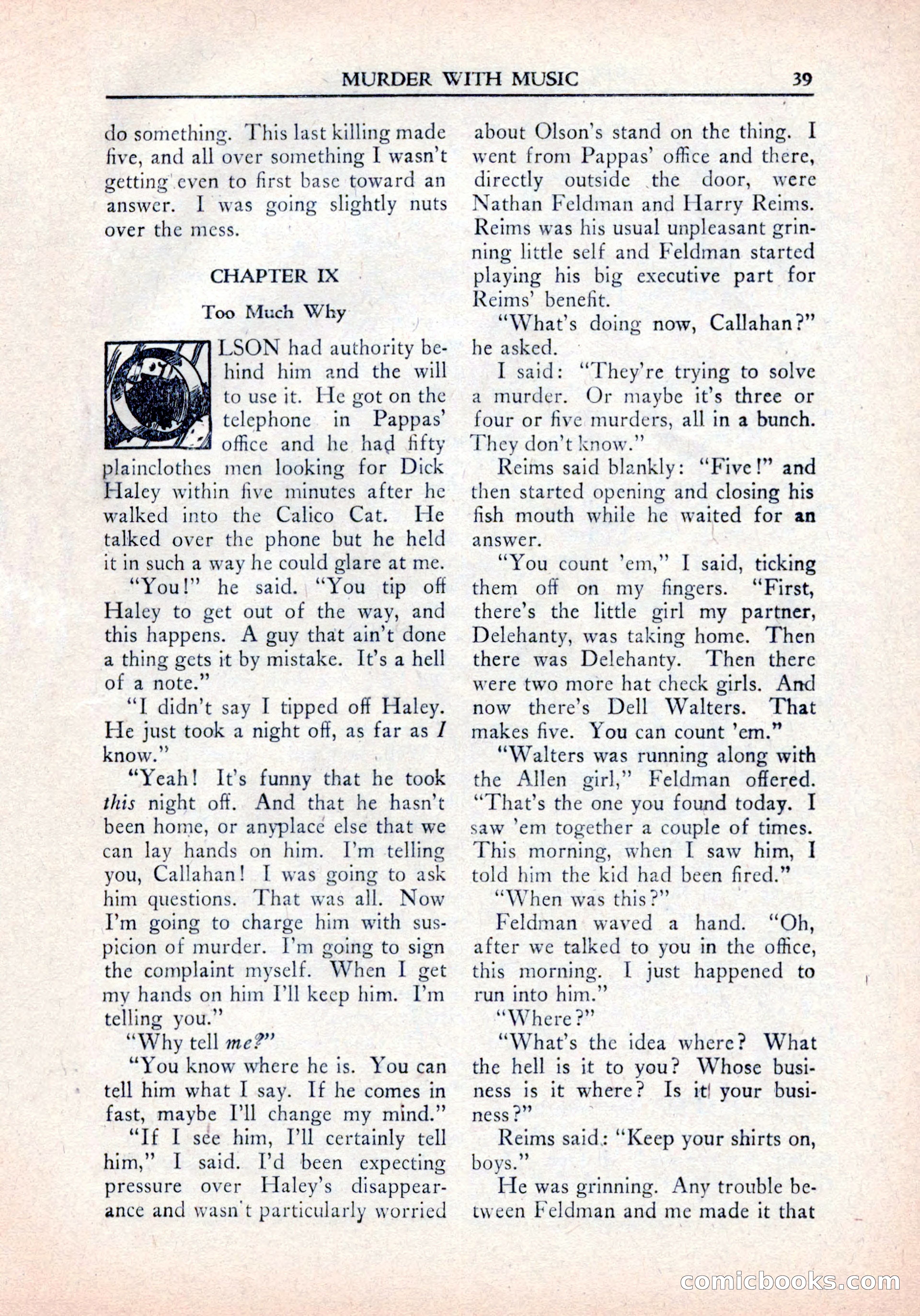 Private Detective Stories, January 1942 — page 41 of 132