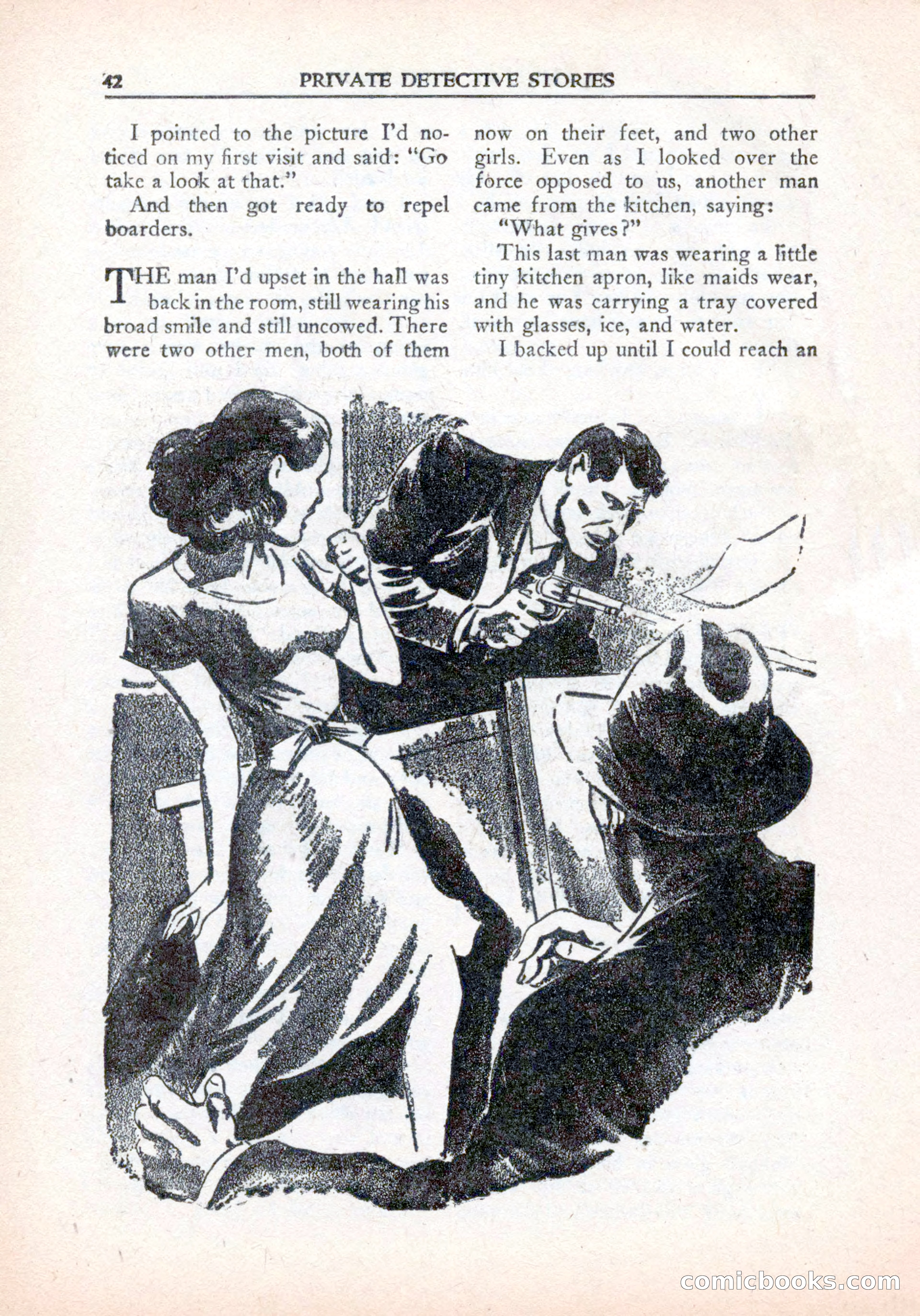 Private Detective Stories, January 1942 — page 44 of 132