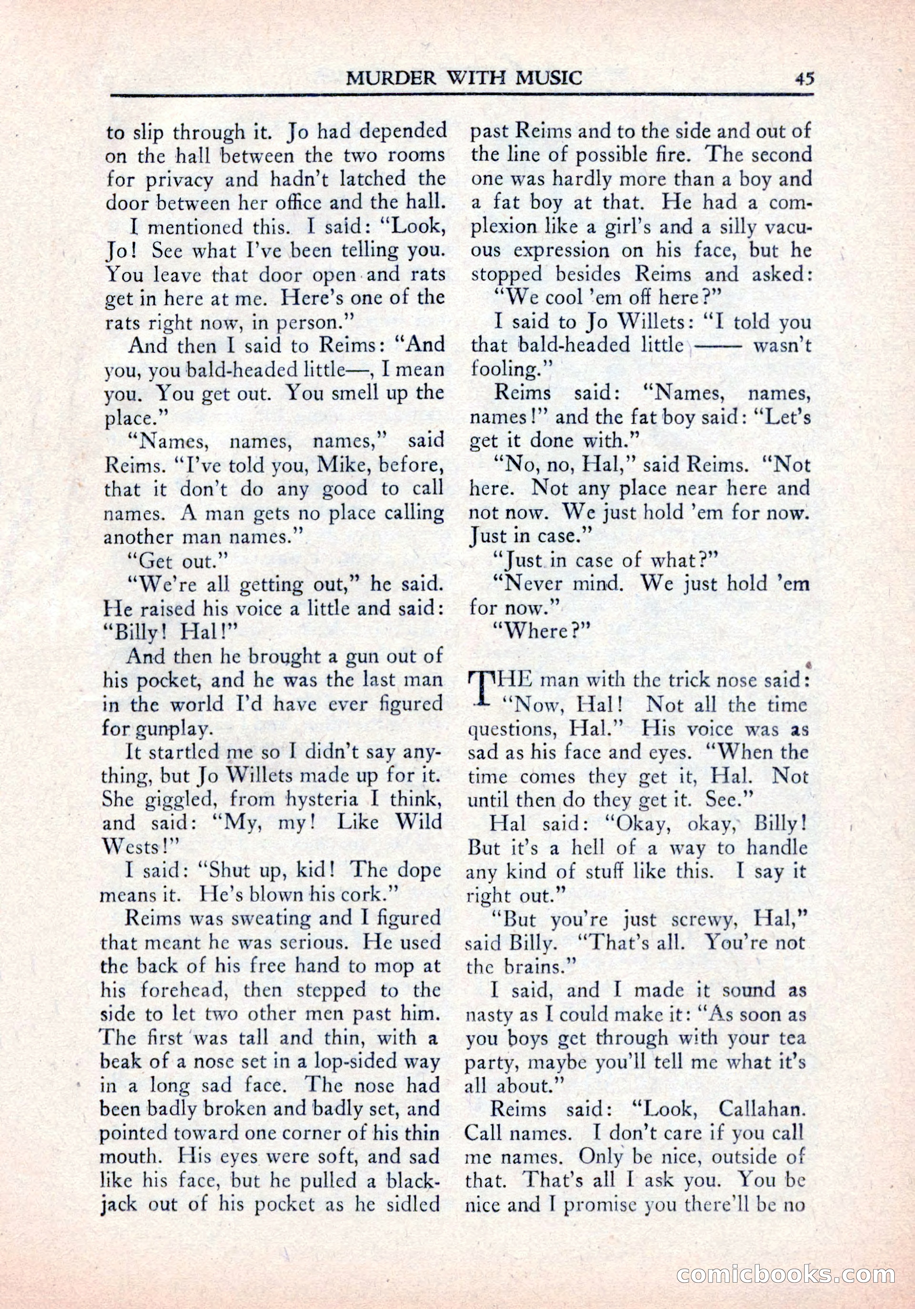 Private Detective Stories, January 1942 — page 47 of 132