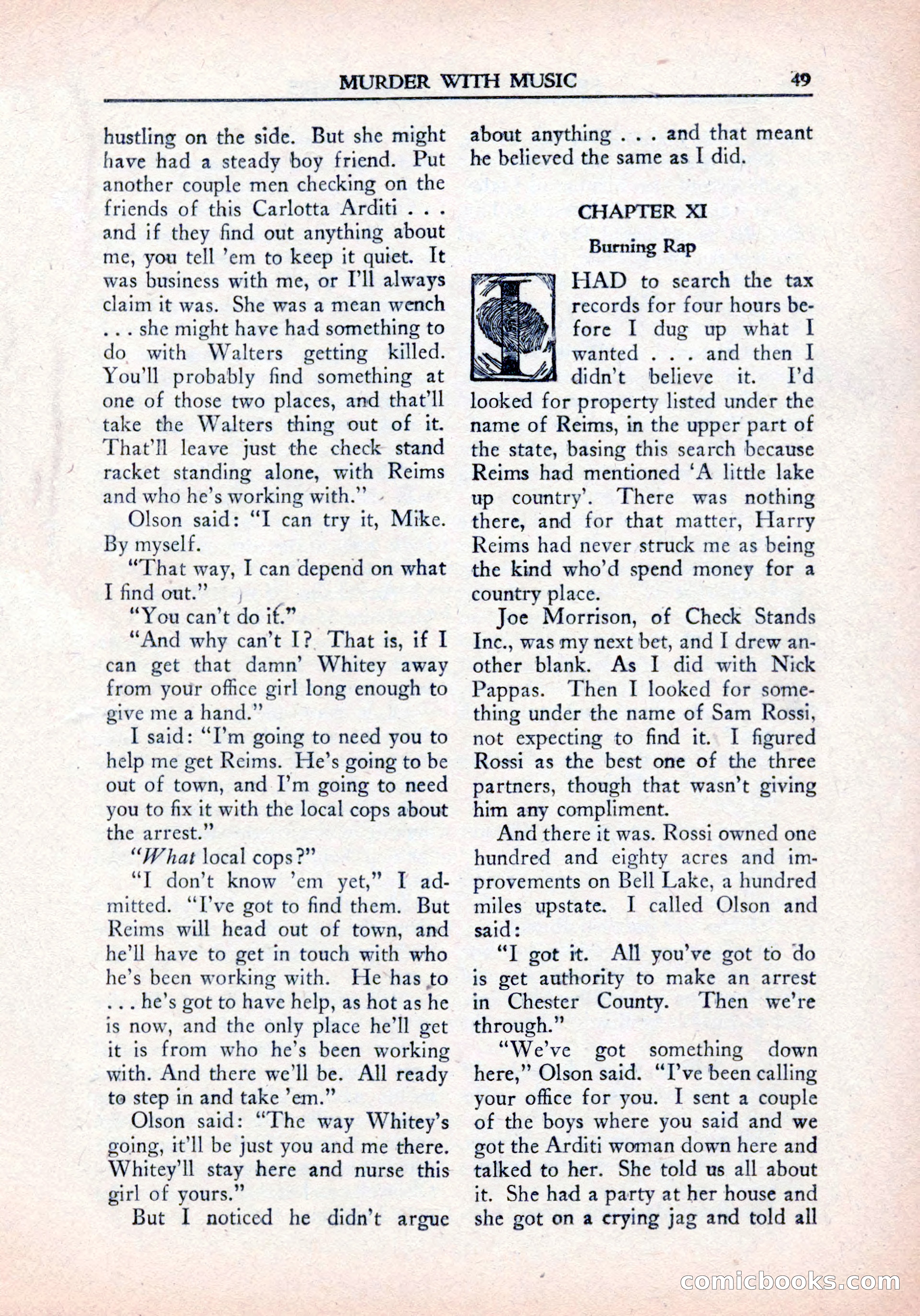 Private Detective Stories, January 1942 — page 51 of 132