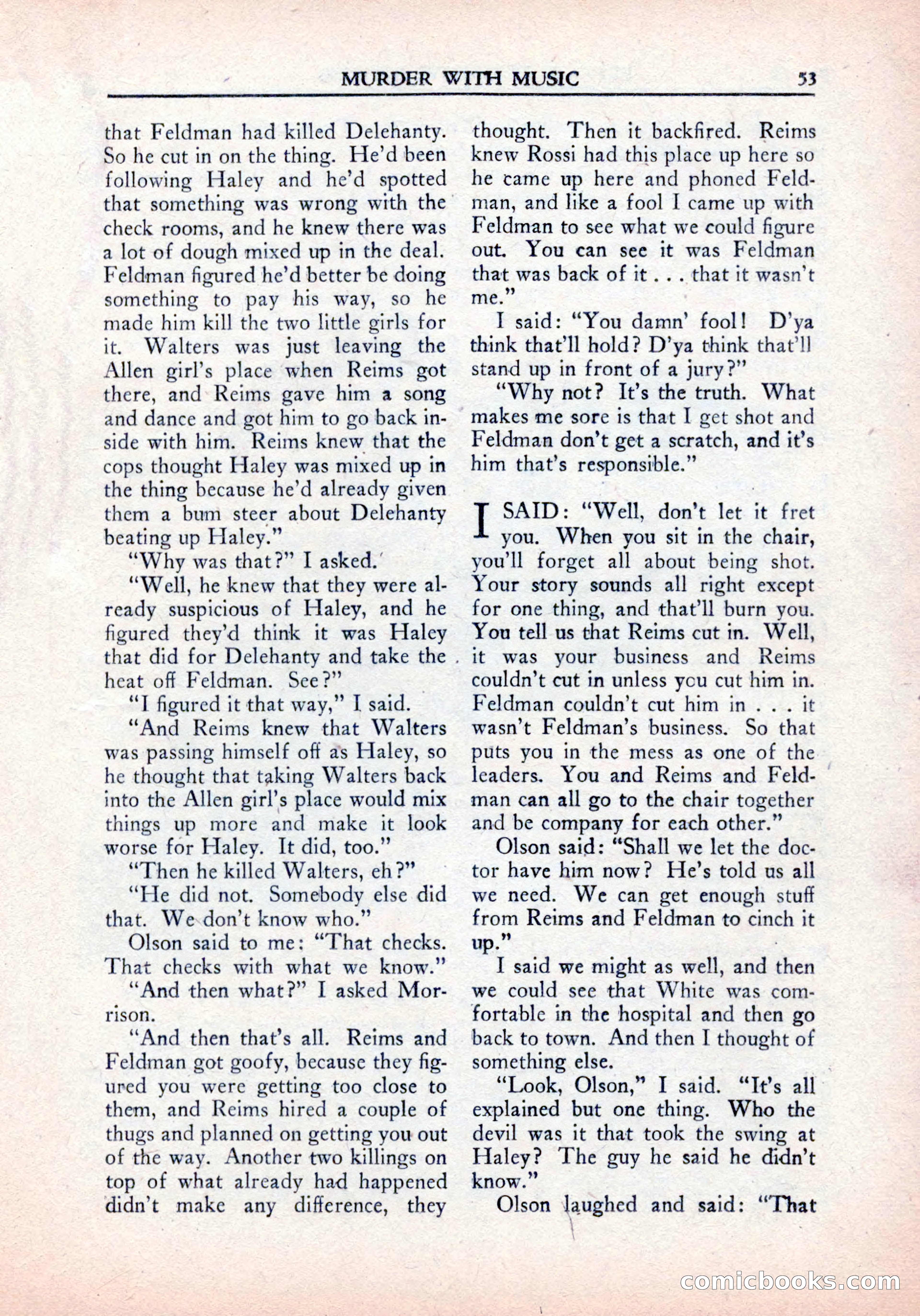Private Detective Stories, January 1942 — page 55 of 132