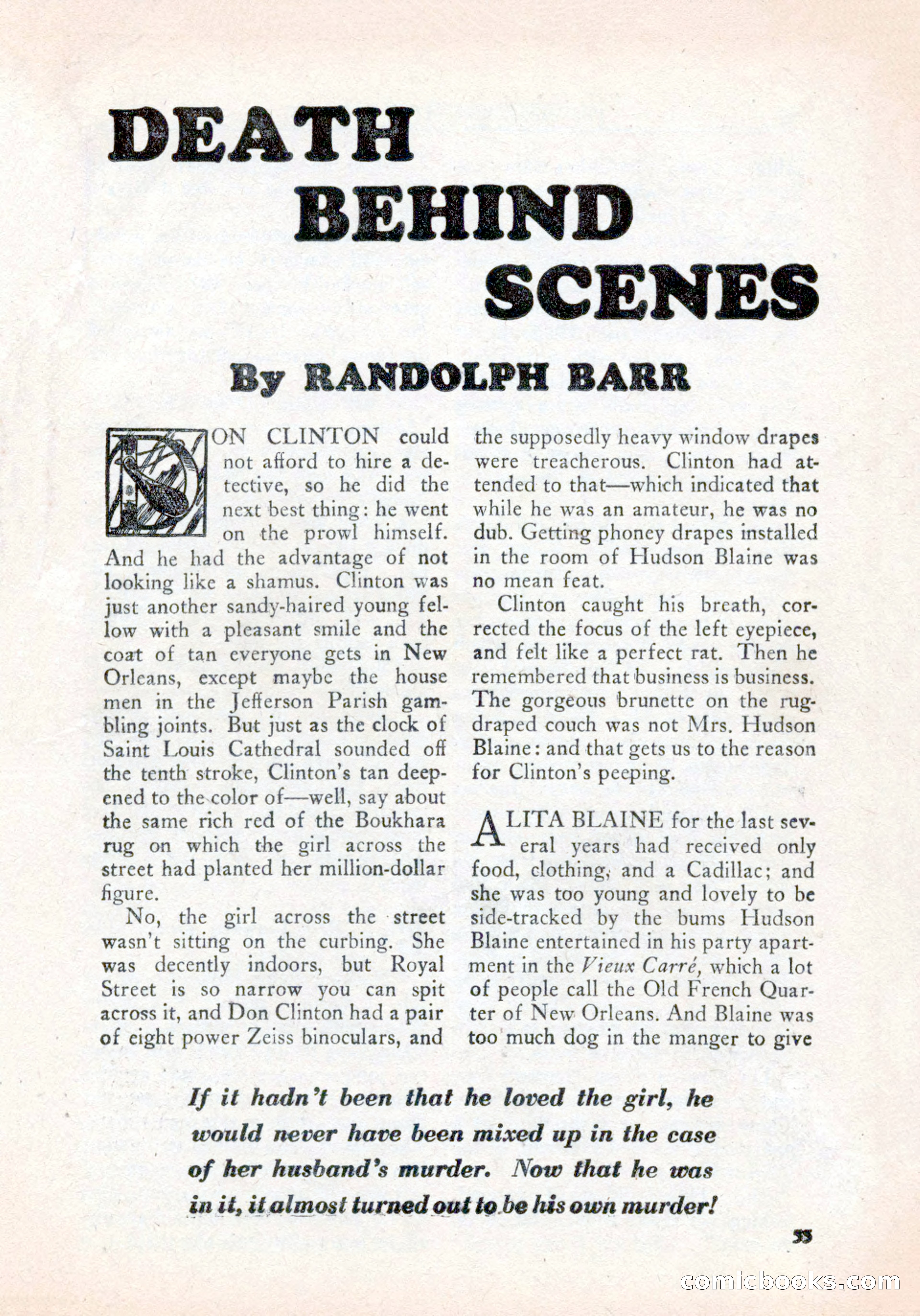 Private Detective Stories, January 1942 — page 57 of 132