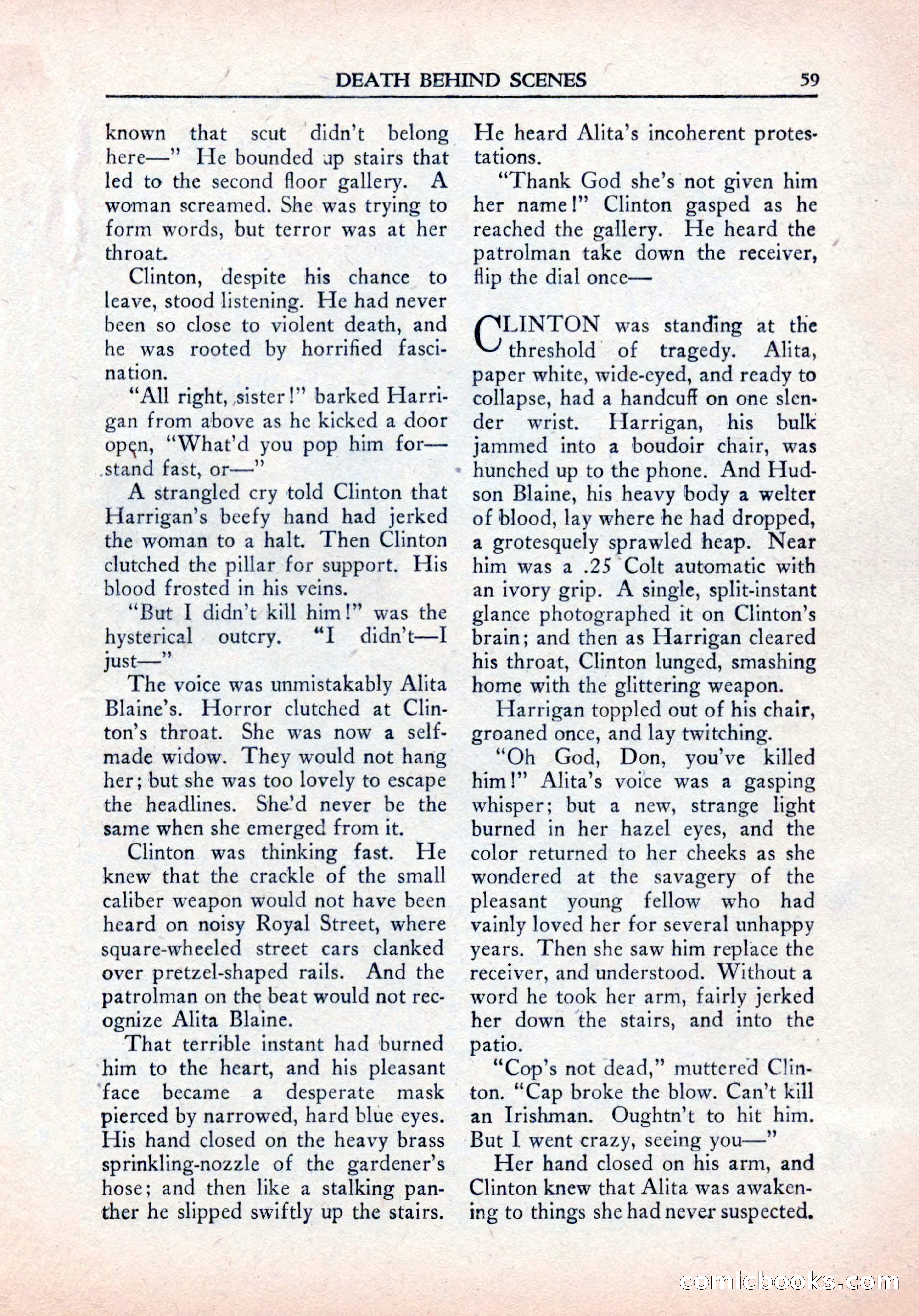 Private Detective Stories, January 1942 — page 61 of 132