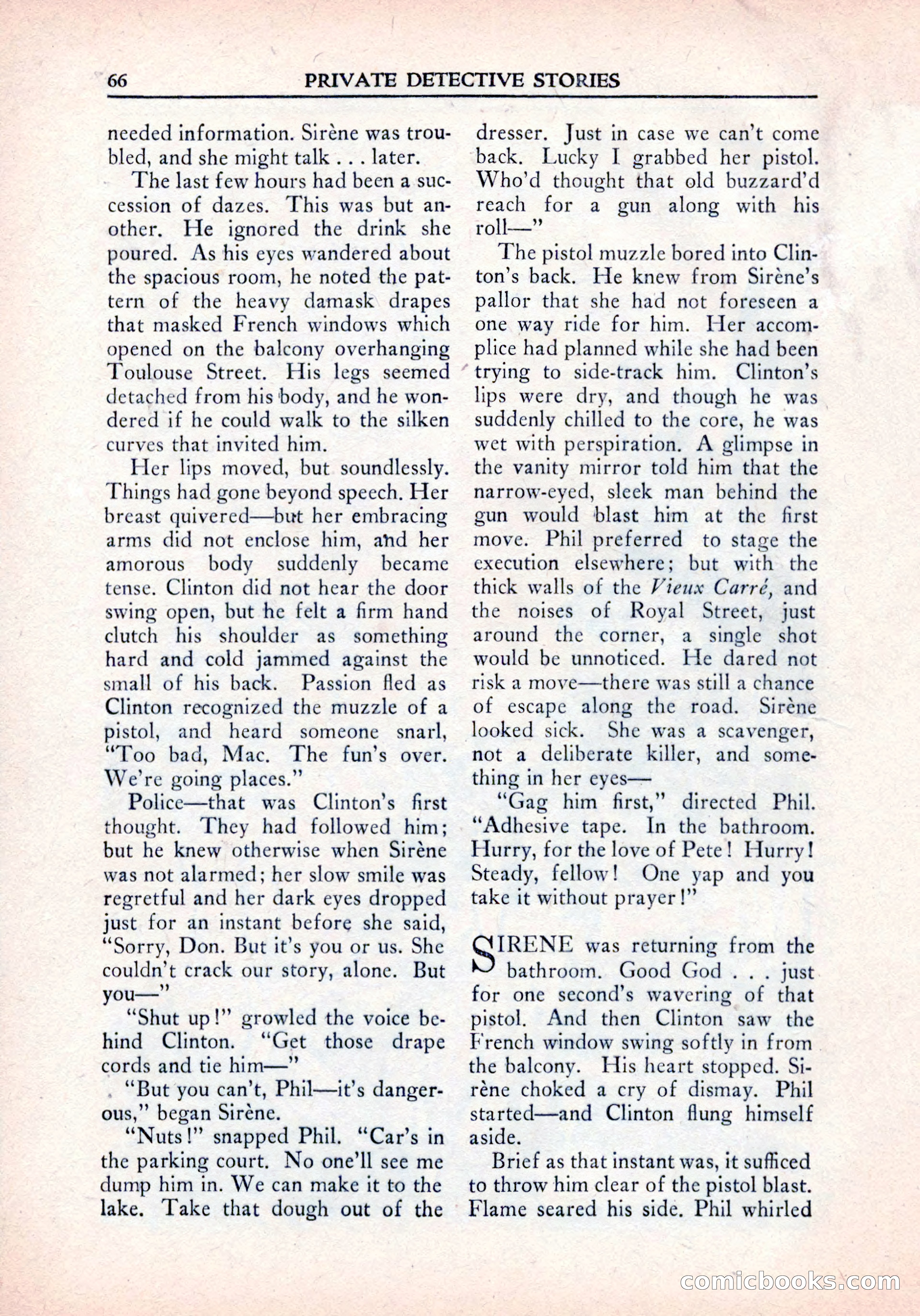 Private Detective Stories, January 1942 — page 68 of 132