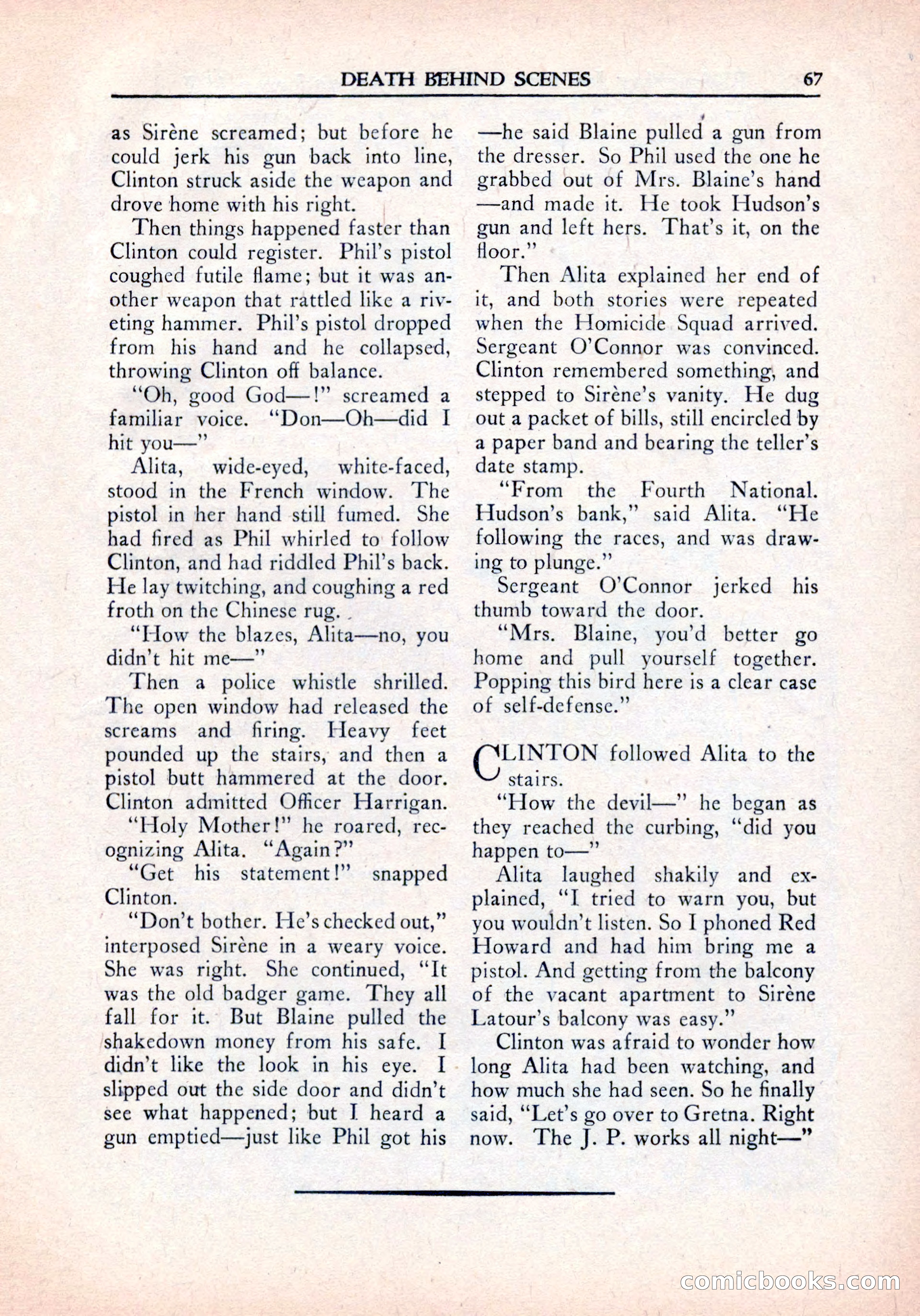 Private Detective Stories, January 1942 — page 69 of 132