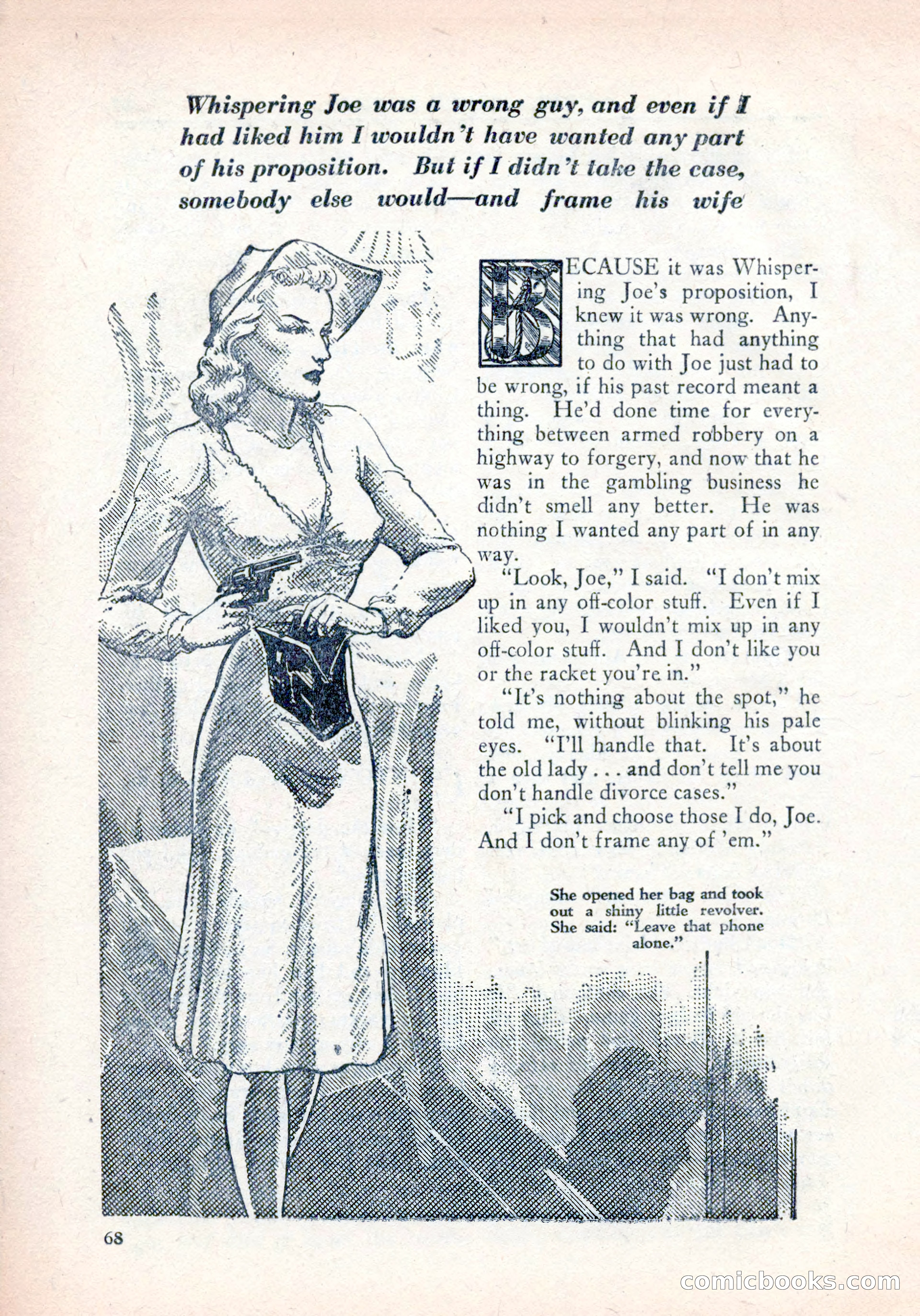 Private Detective Stories, January 1942 — page 70 of 132
