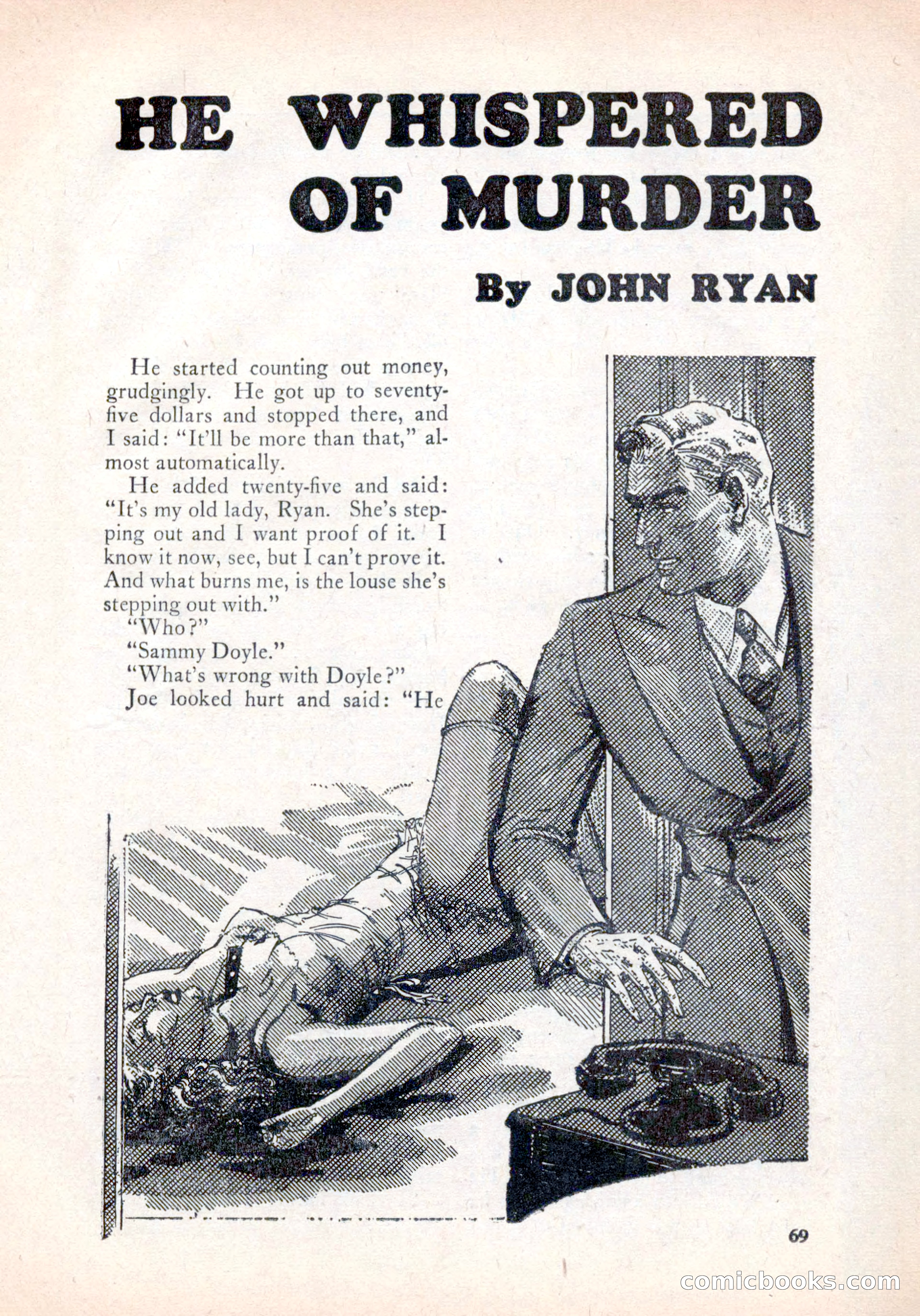 Private Detective Stories, January 1942 — page 71 of 132
