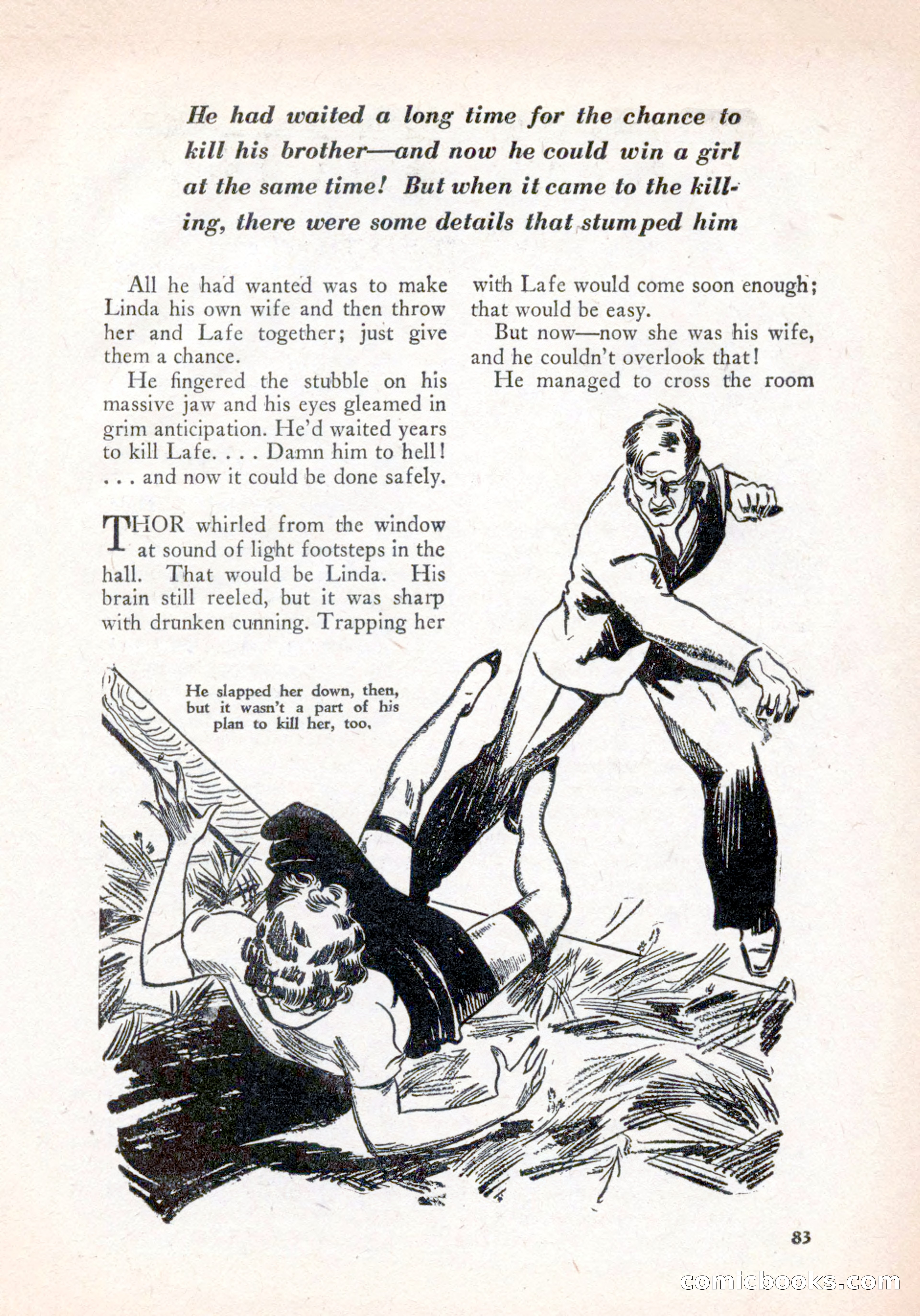 Private Detective Stories, January 1942 — page 85 of 132