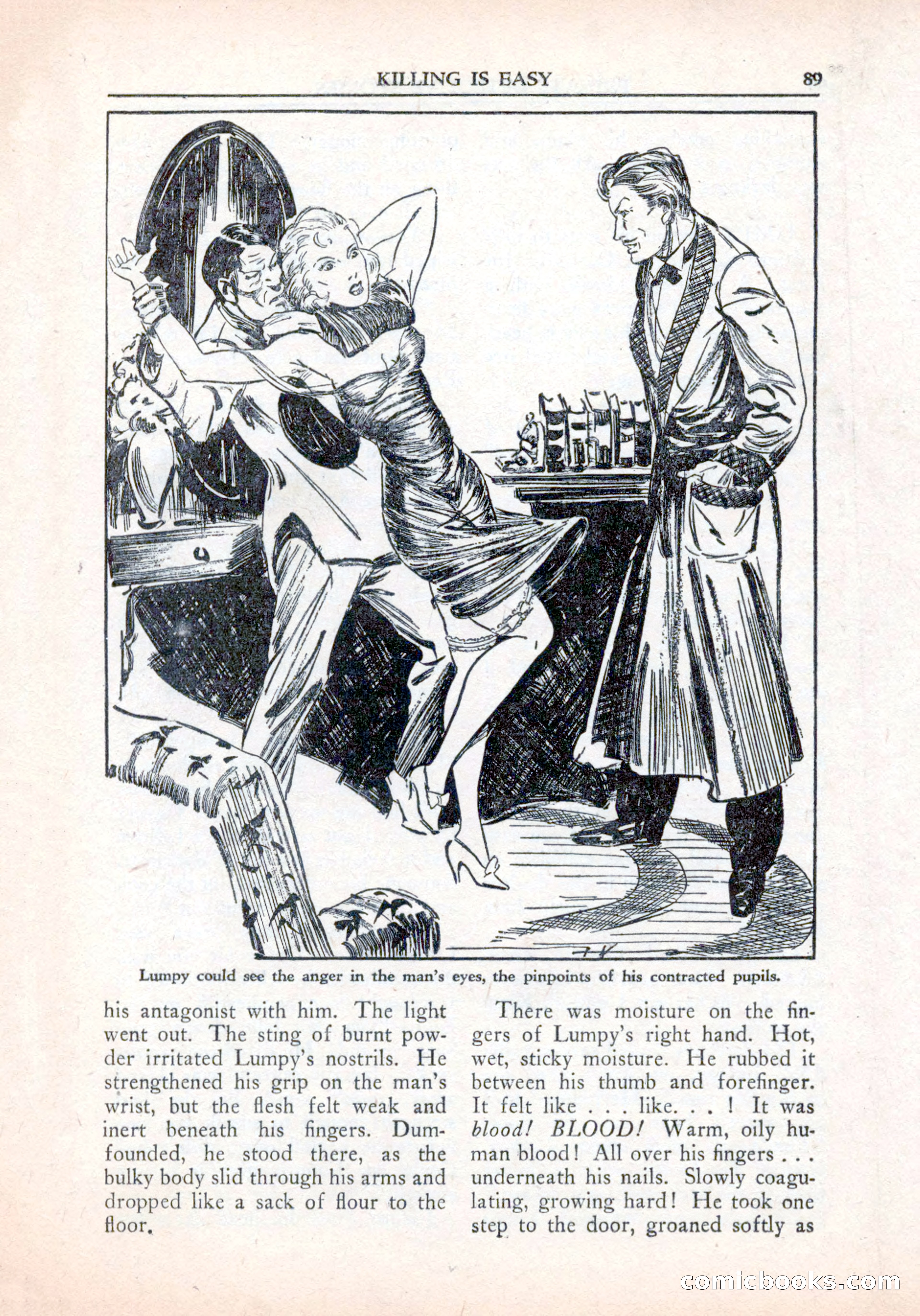 Private Detective Stories, January 1942 — page 91 of 132