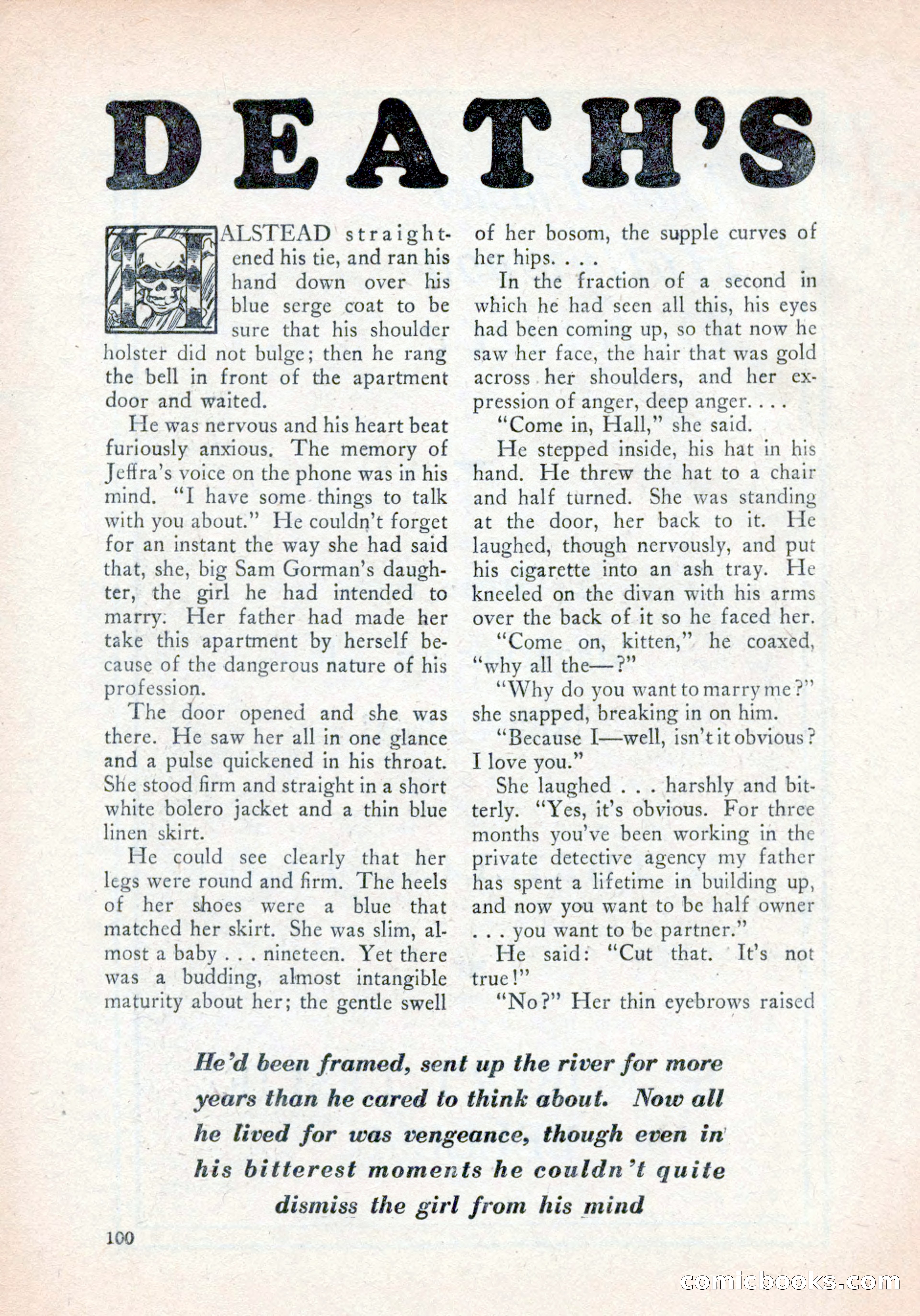 Private Detective Stories, January 1942 — page 102 of 132