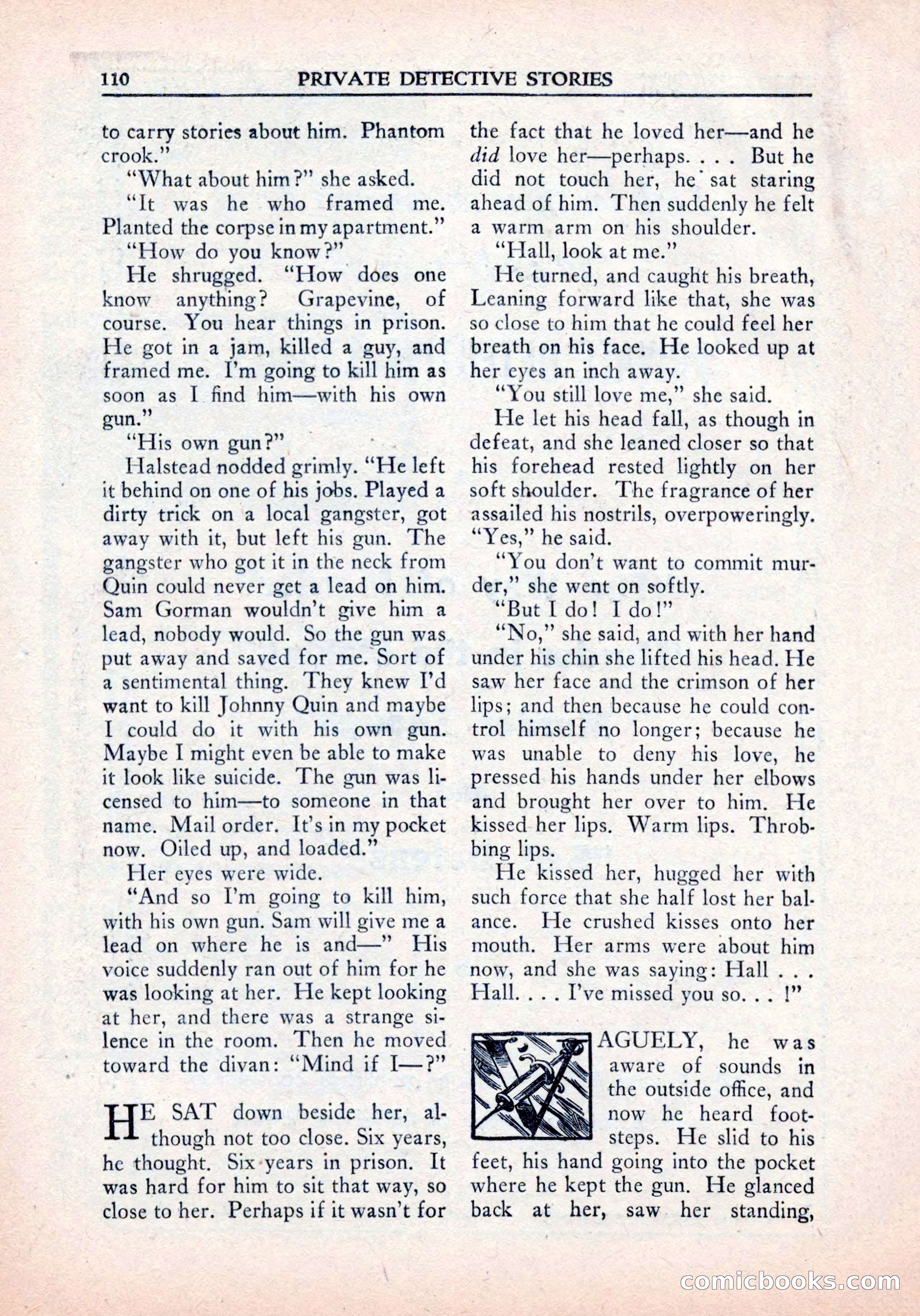 Private Detective Stories, January 1942 — page 112 of 132