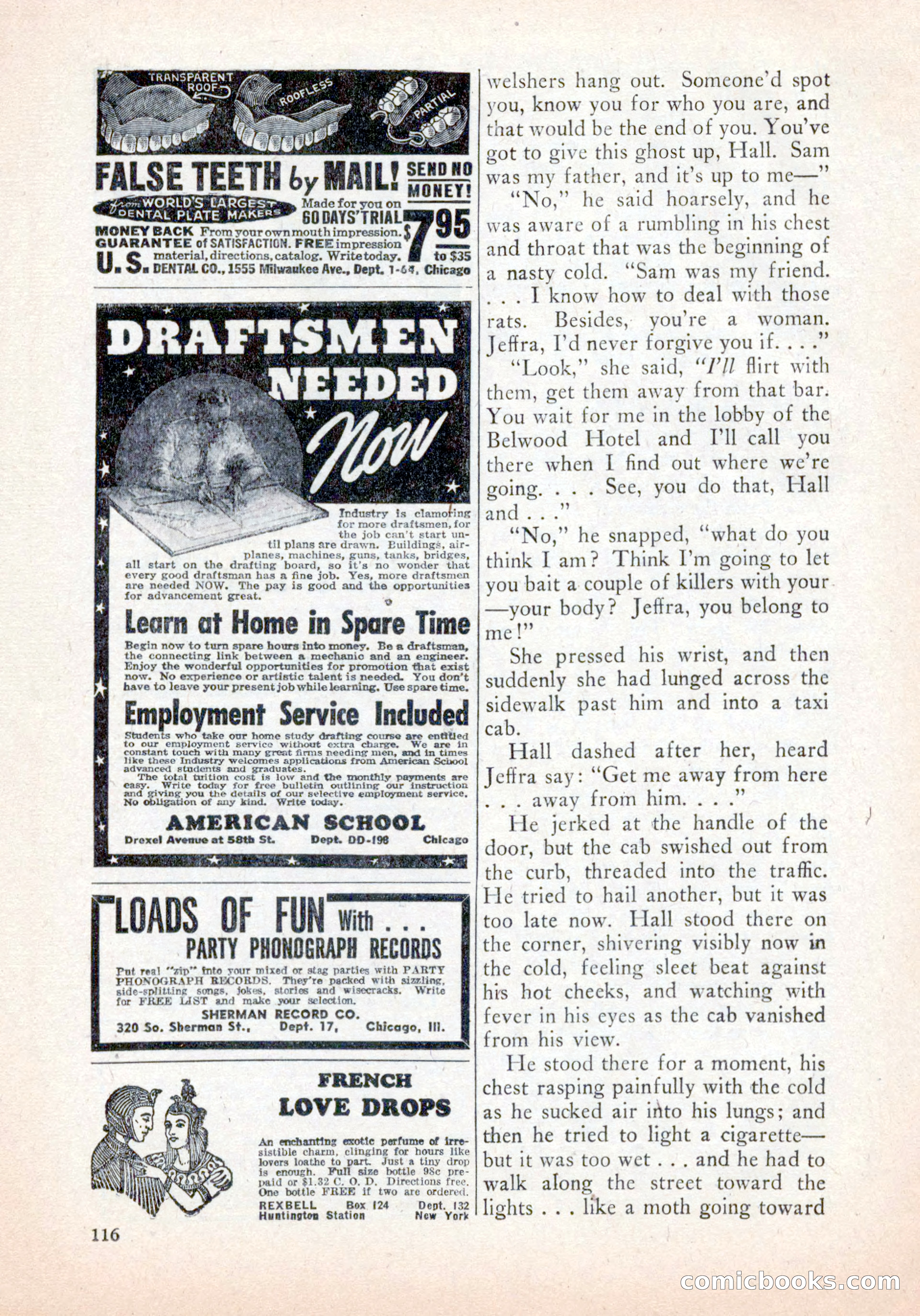 Private Detective Stories, January 1942 — page 118 of 132