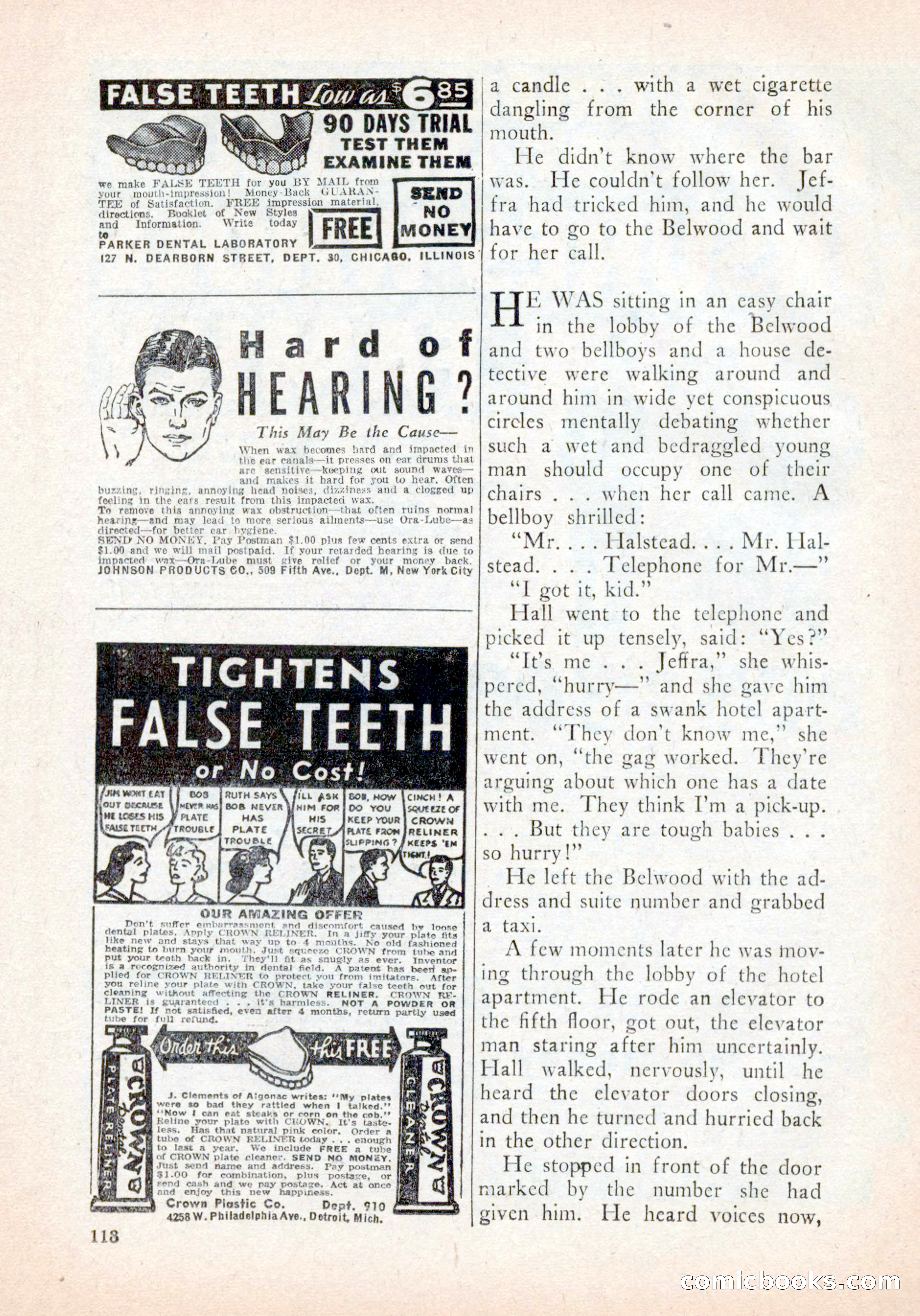 Private Detective Stories, January 1942 — page 120 of 132