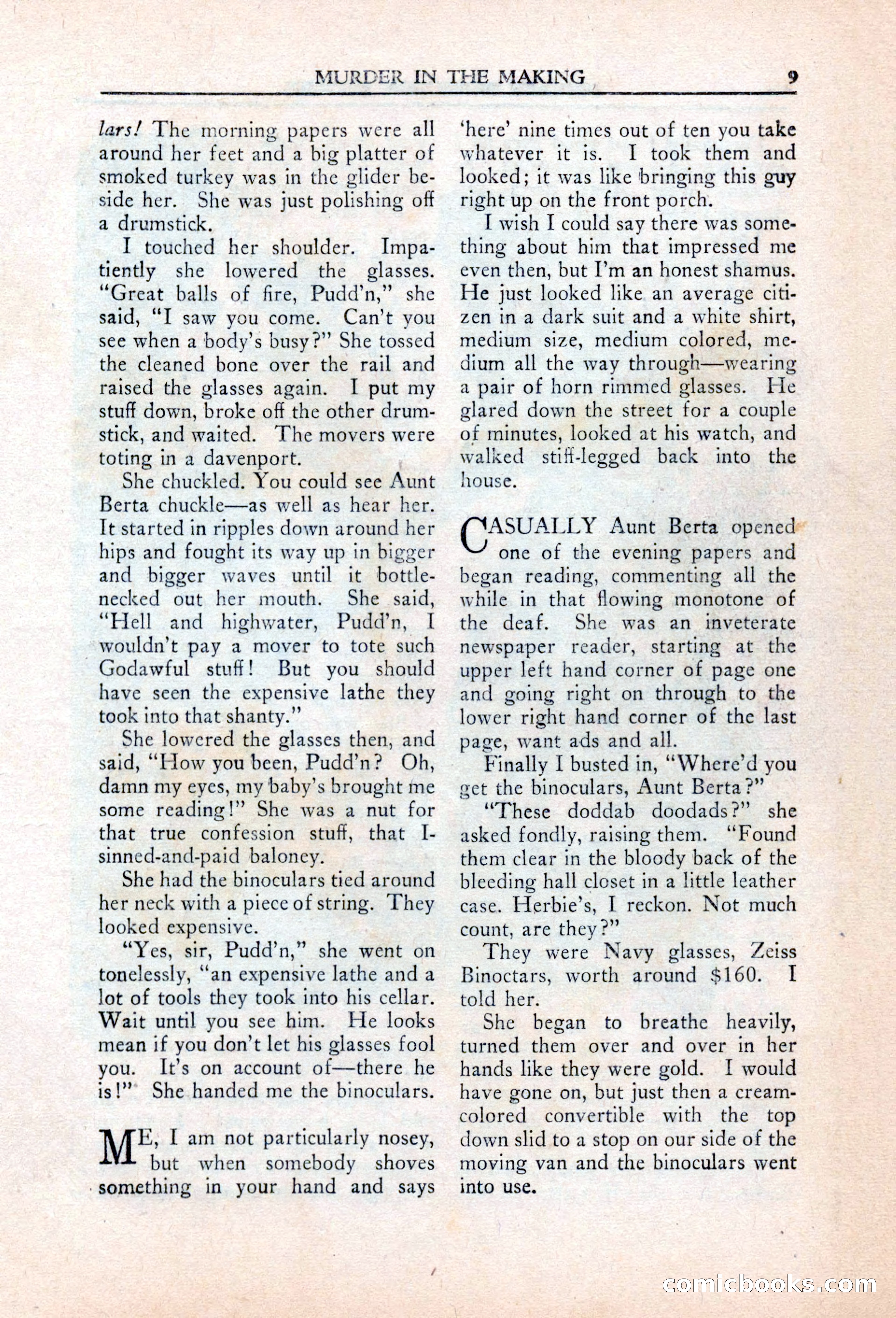 Private Detective Stories, March 1942 — page 11 of 132