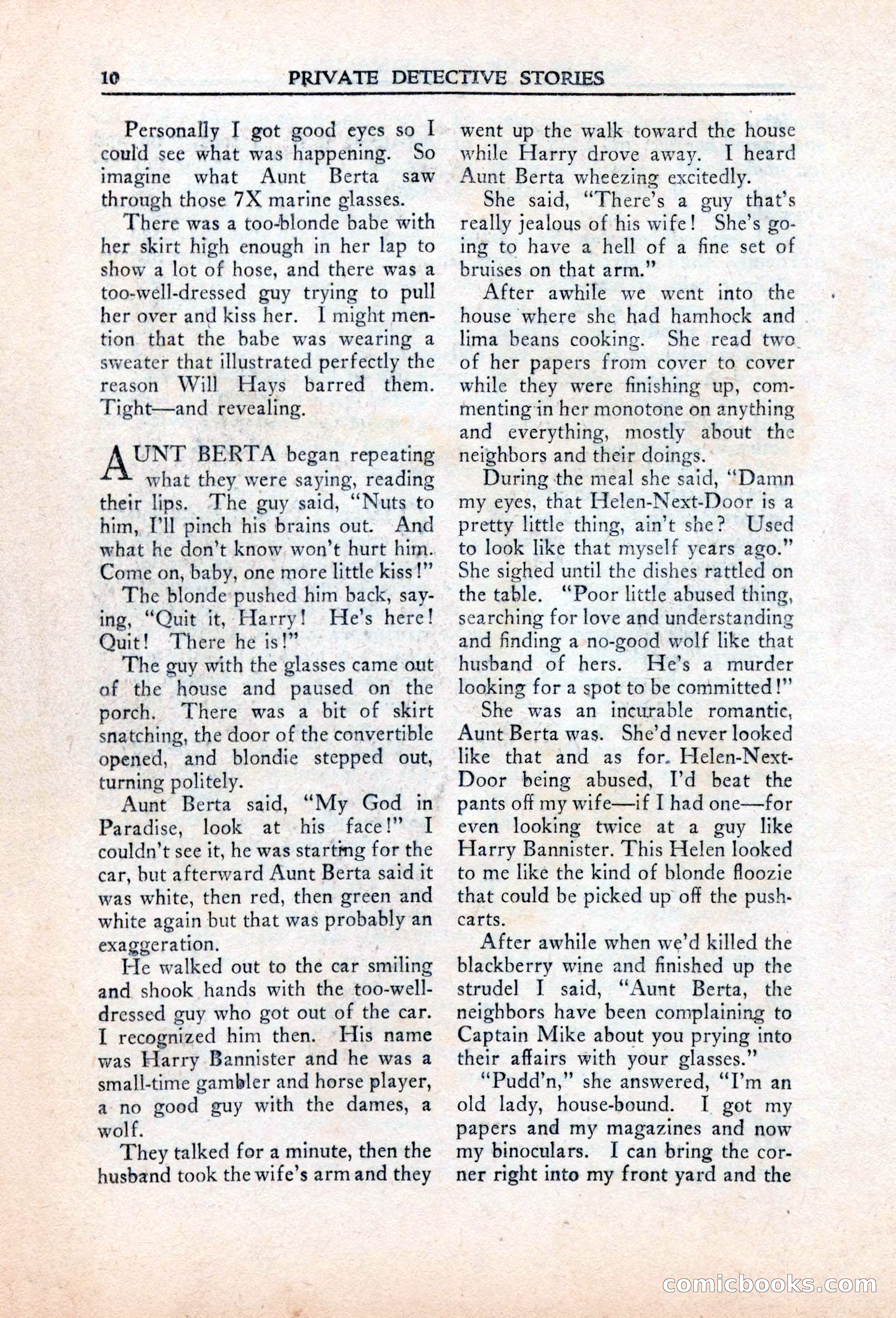 Private Detective Stories, March 1942 — page 12 of 132