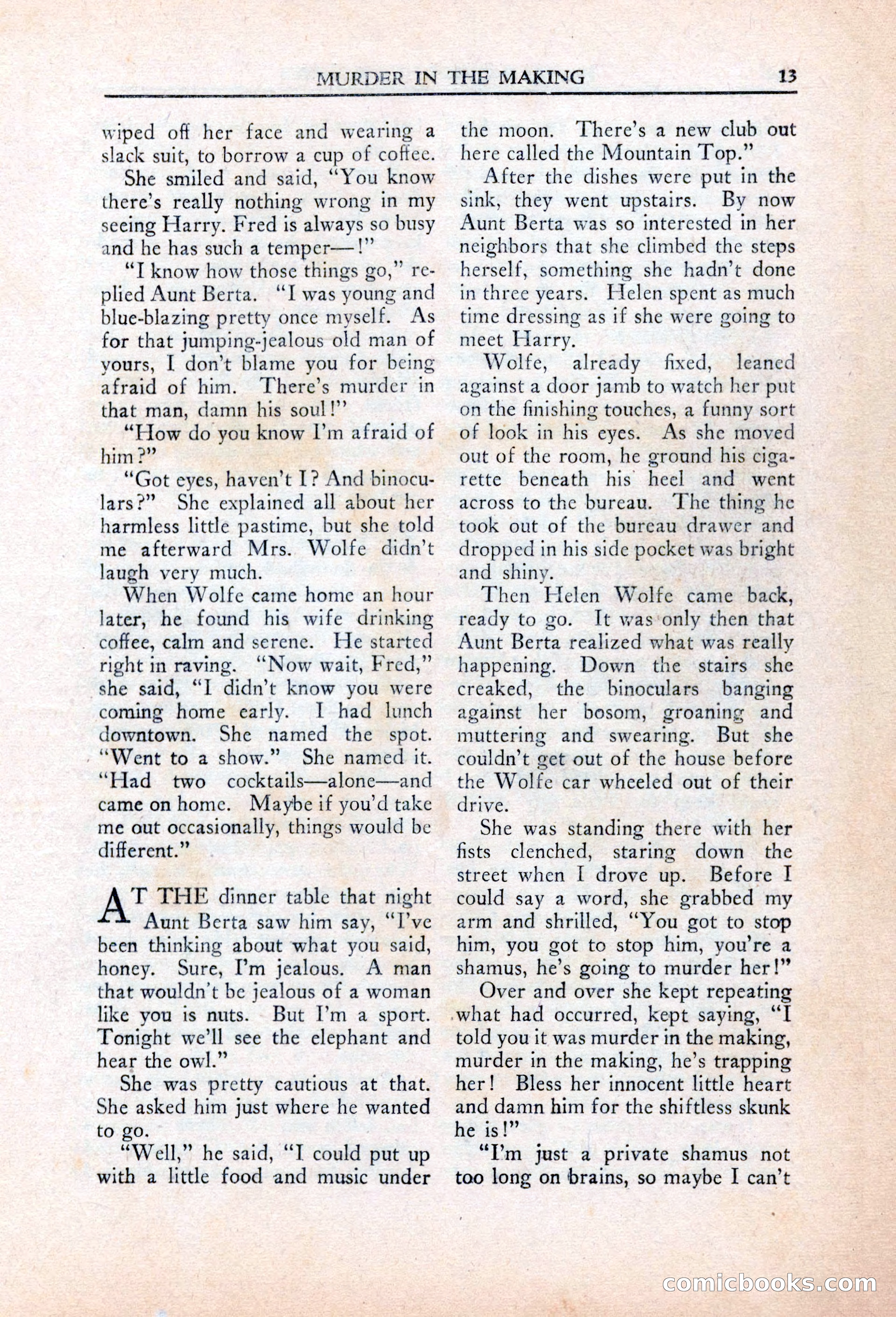Private Detective Stories, March 1942 — page 15 of 132