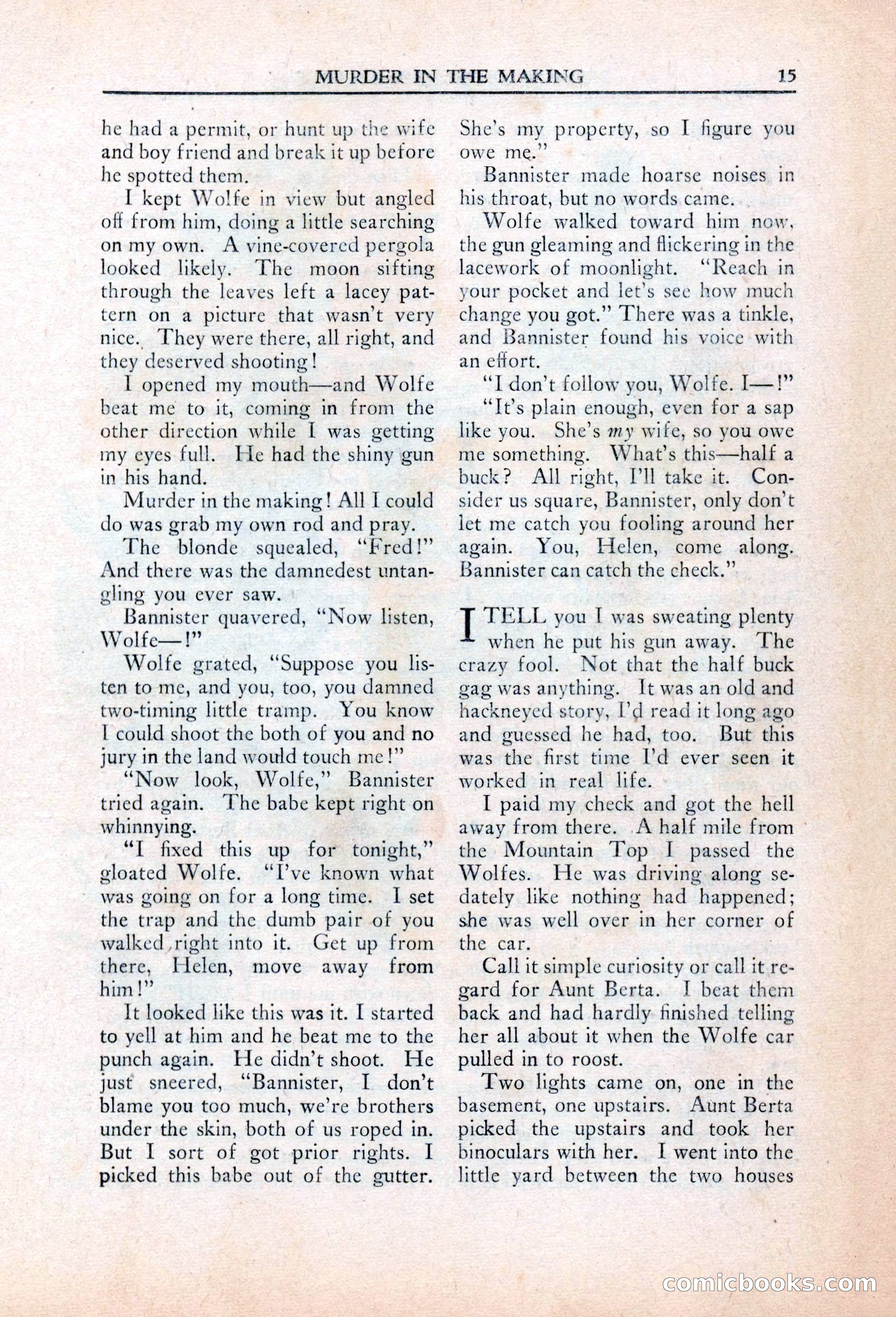 Private Detective Stories, March 1942 — page 17 of 132
