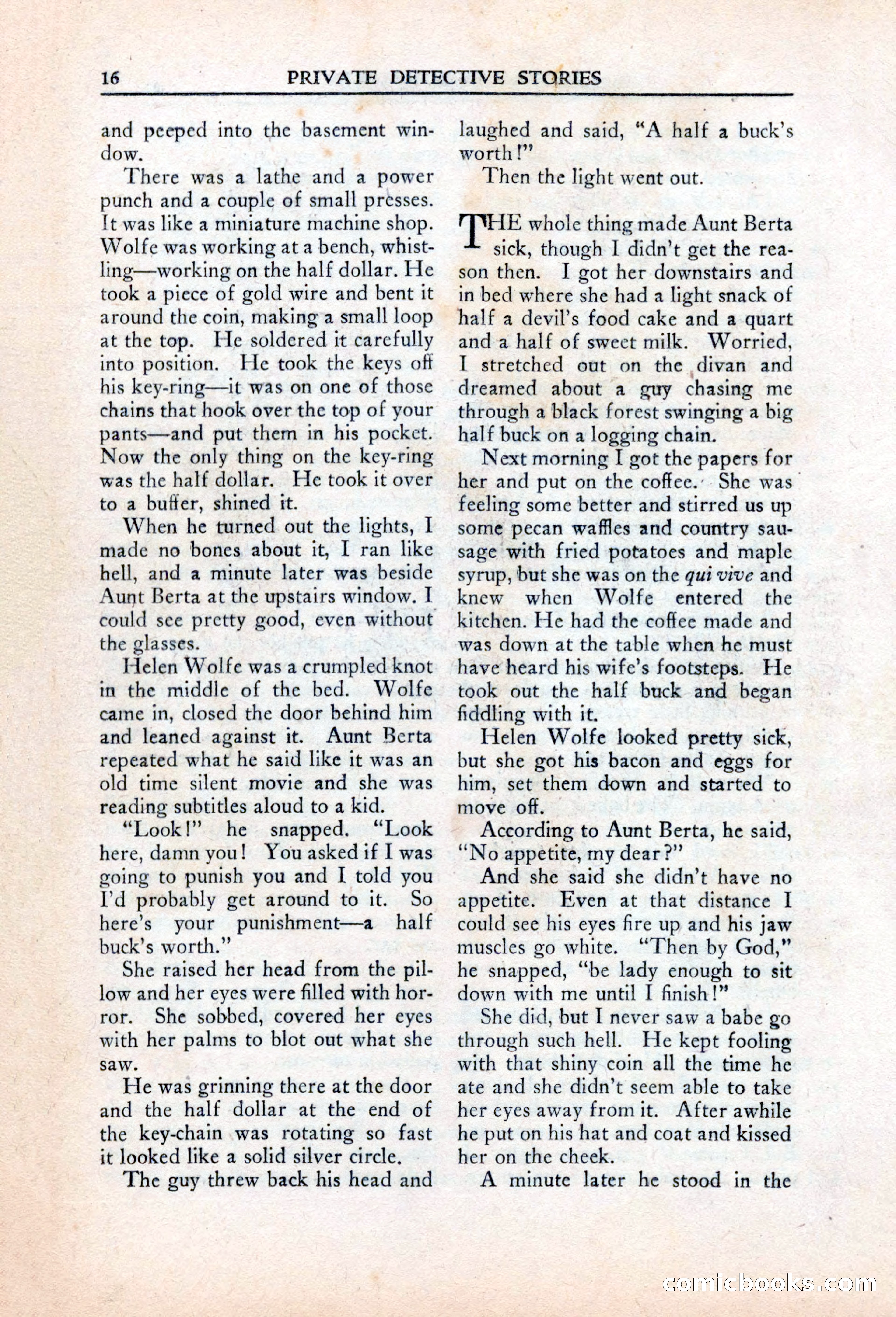 Private Detective Stories, March 1942 — page 18 of 132