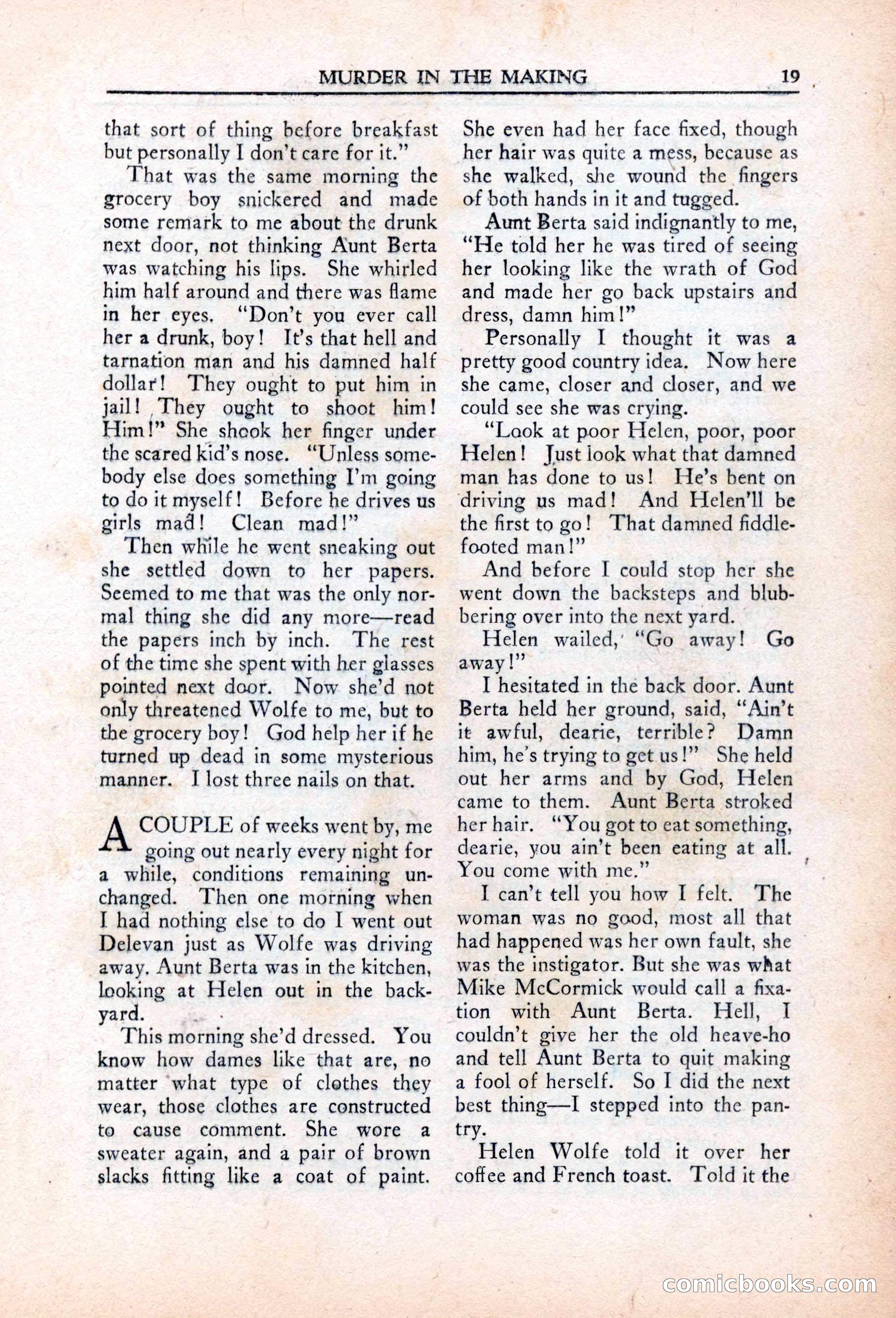 Private Detective Stories, March 1942 — page 21 of 132