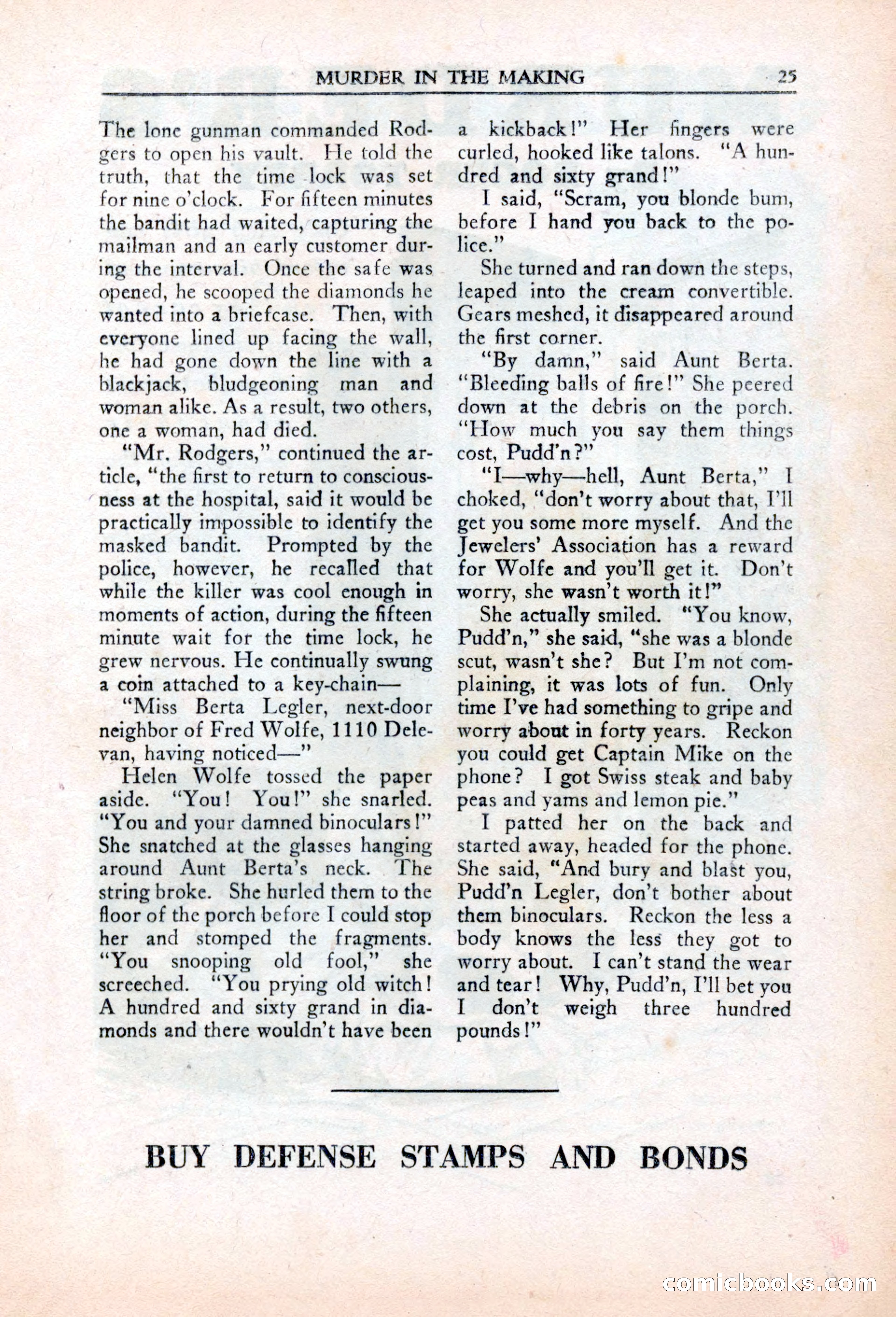 Private Detective Stories, March 1942 — page 27 of 132