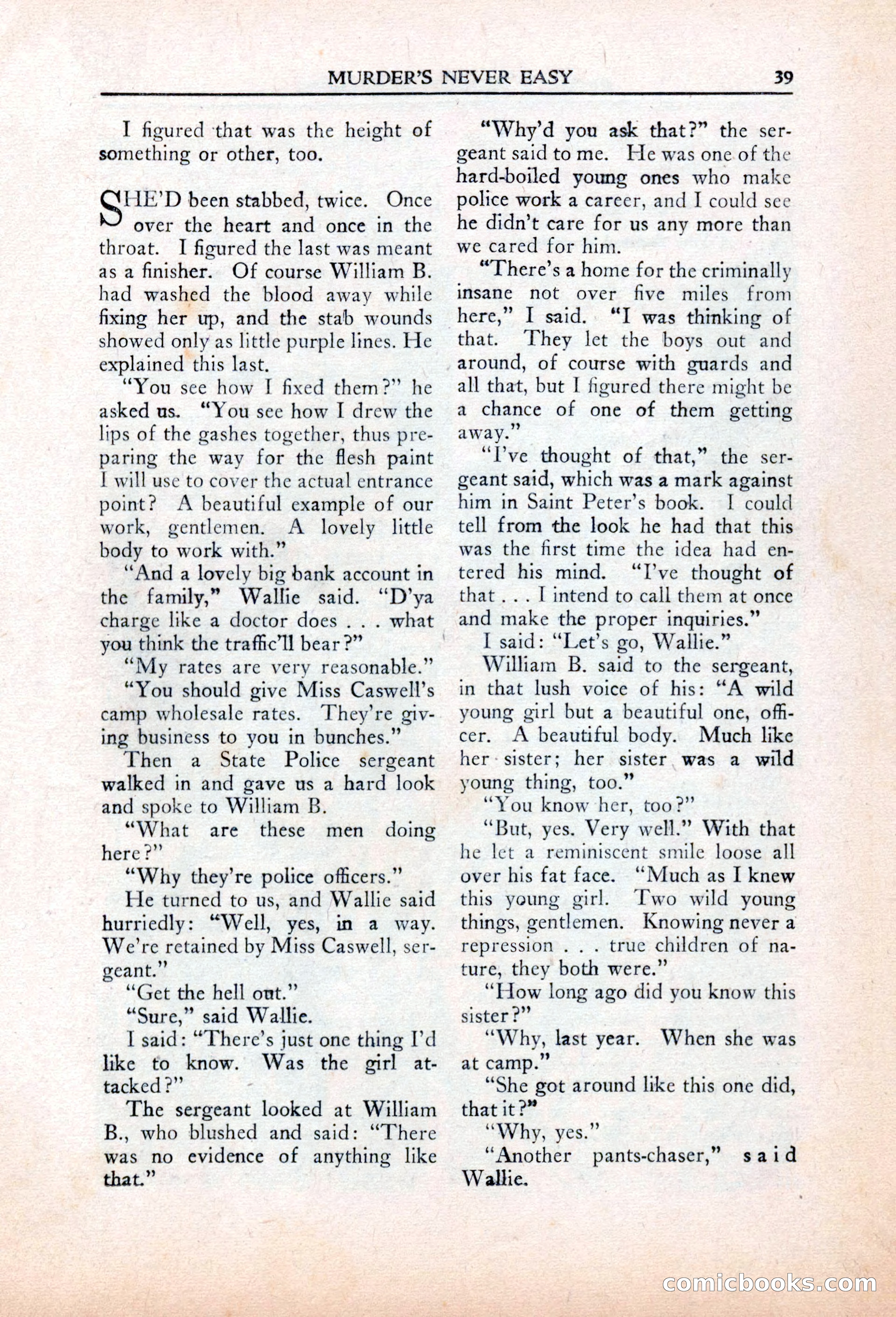 Private Detective Stories, March 1942 — page 41 of 132