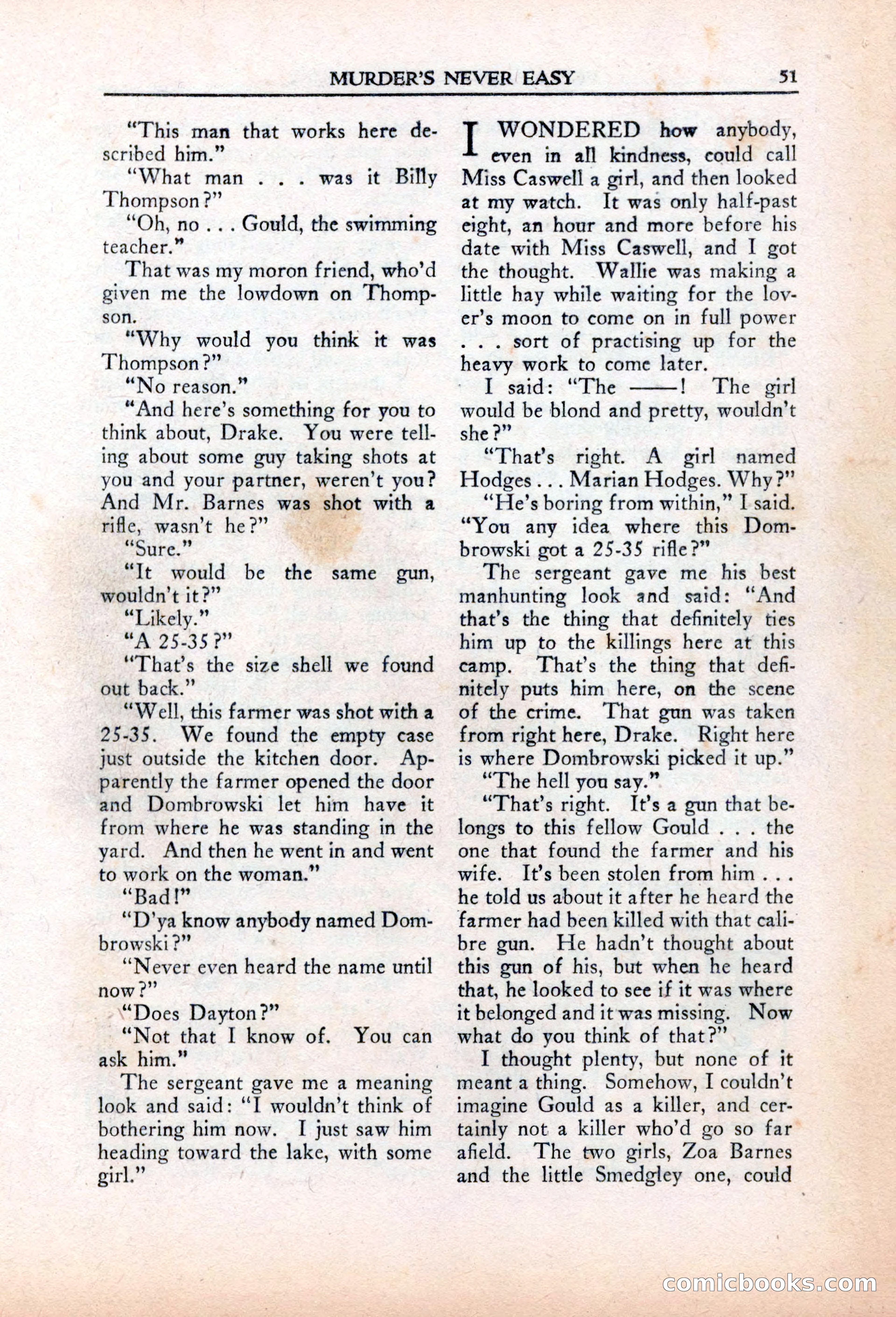 Private Detective Stories, March 1942 — page 53 of 132