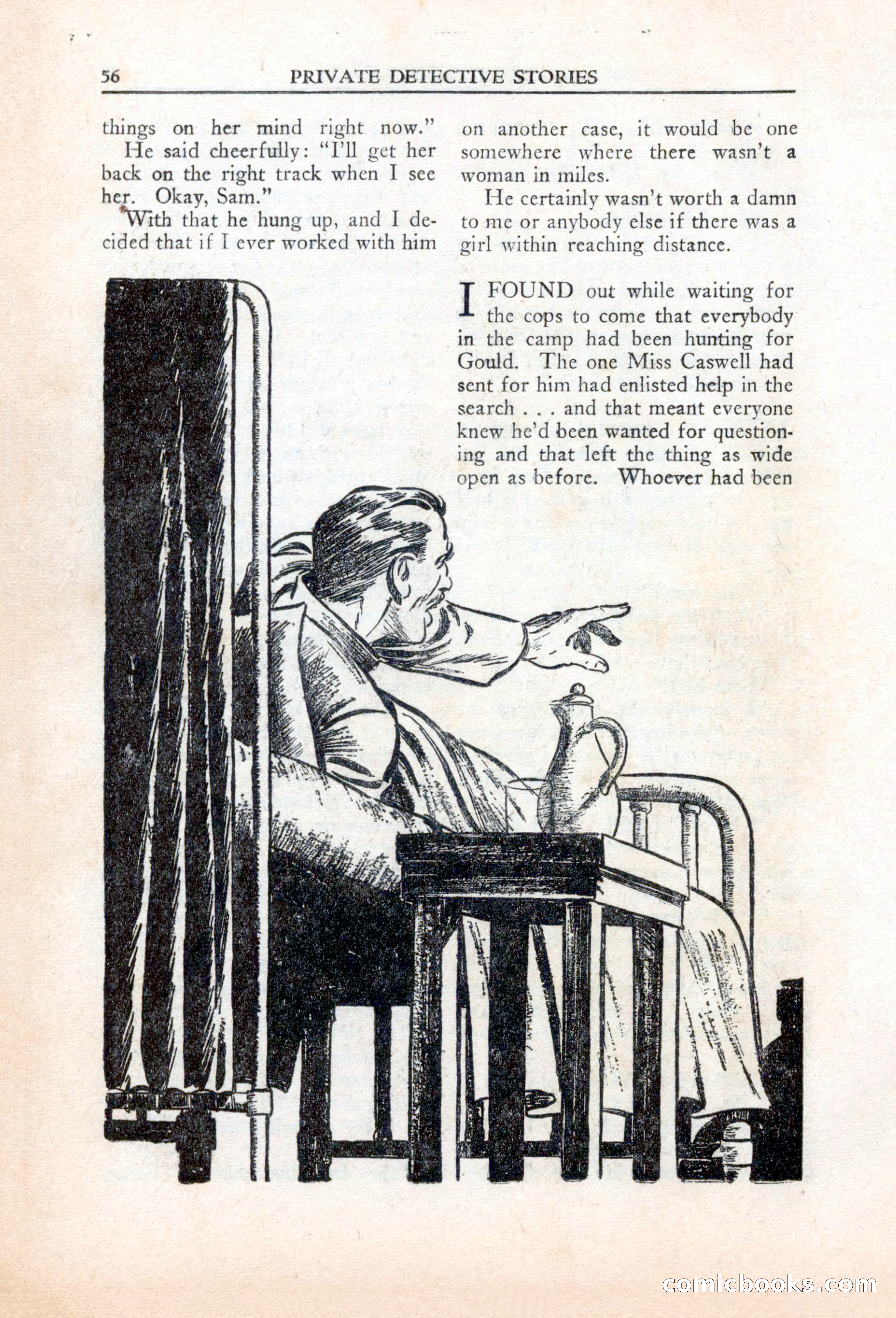 Private Detective Stories, March 1942 — page 58 of 132
