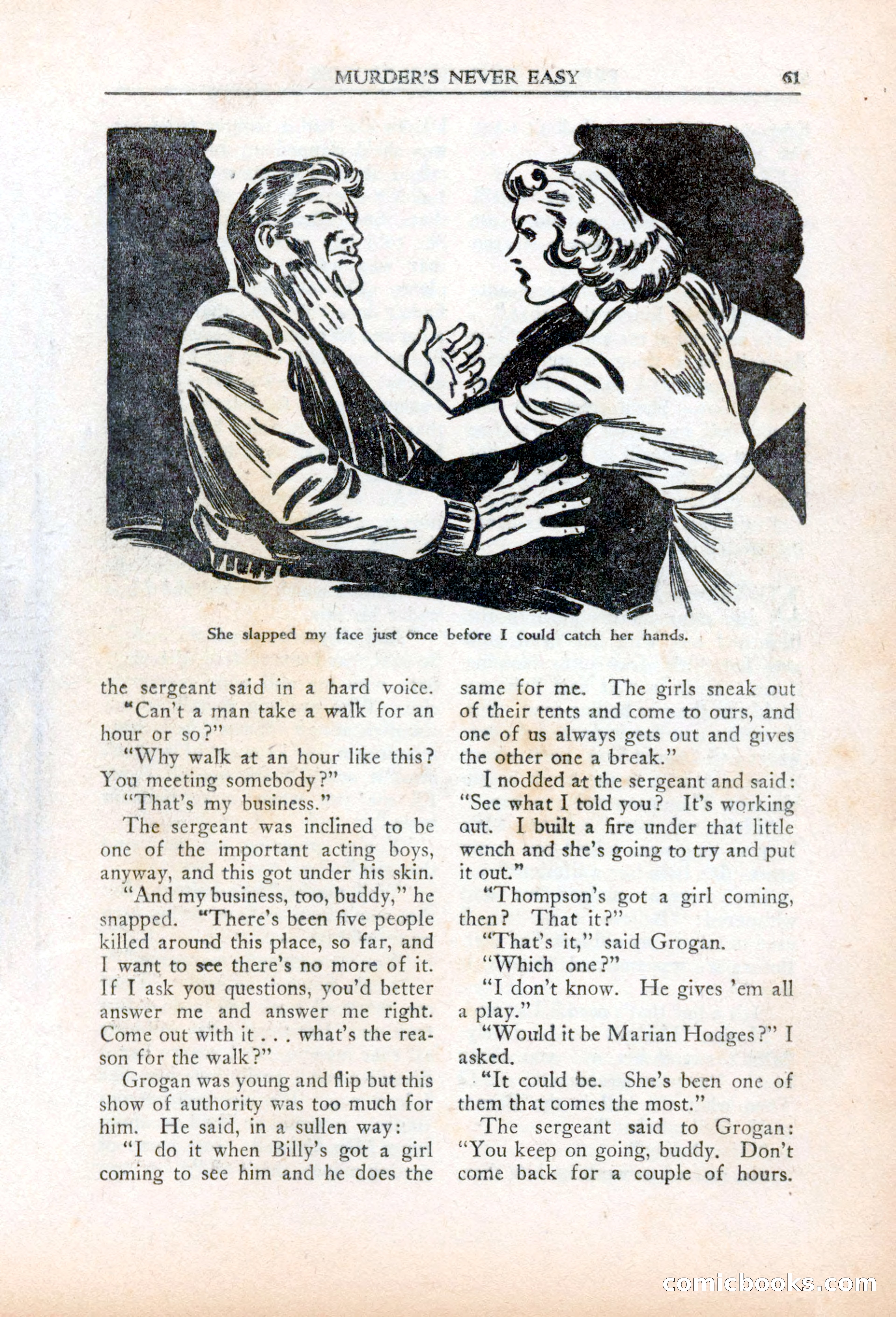 Private Detective Stories, March 1942 — page 63 of 132