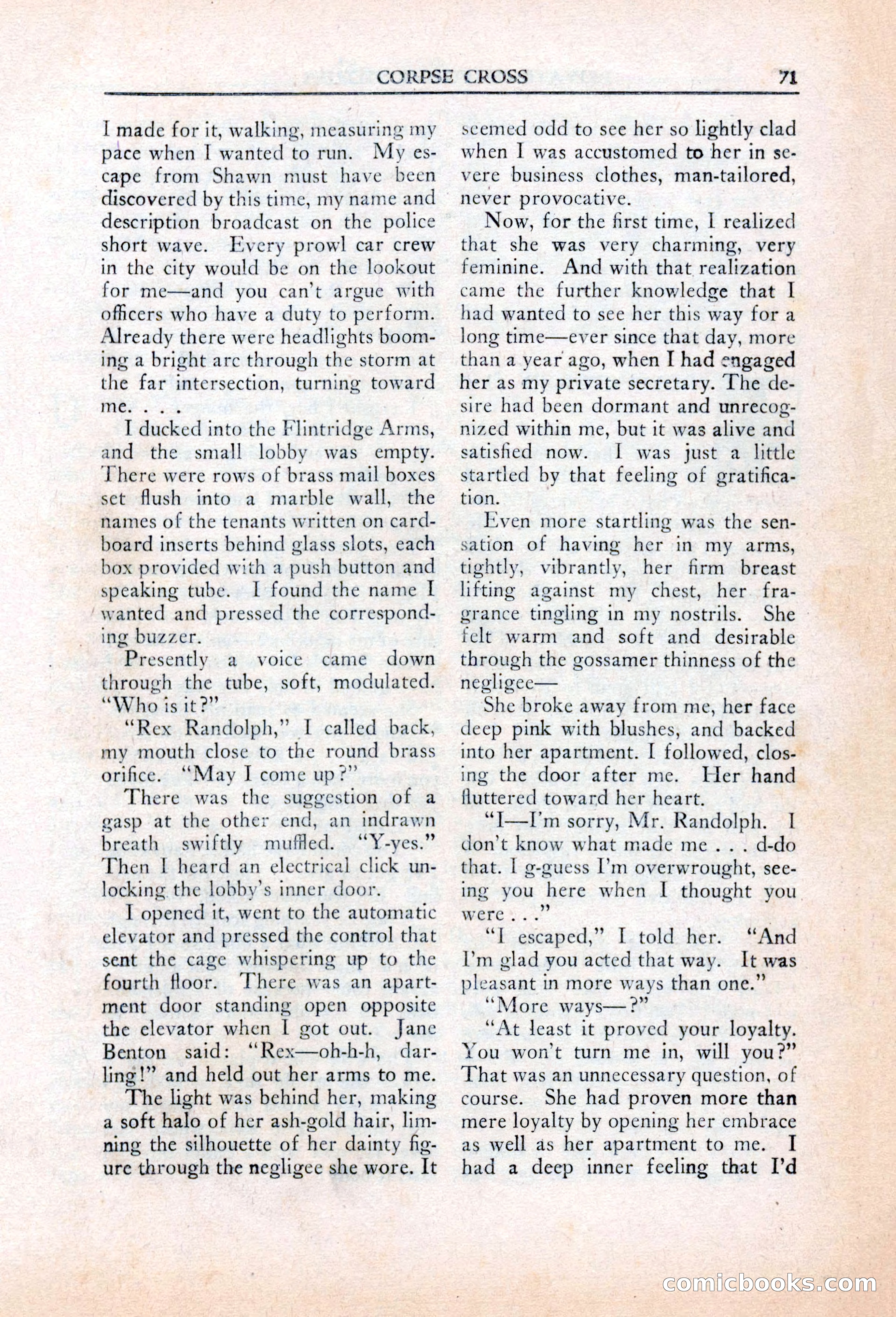 Private Detective Stories, March 1942 — page 73 of 132