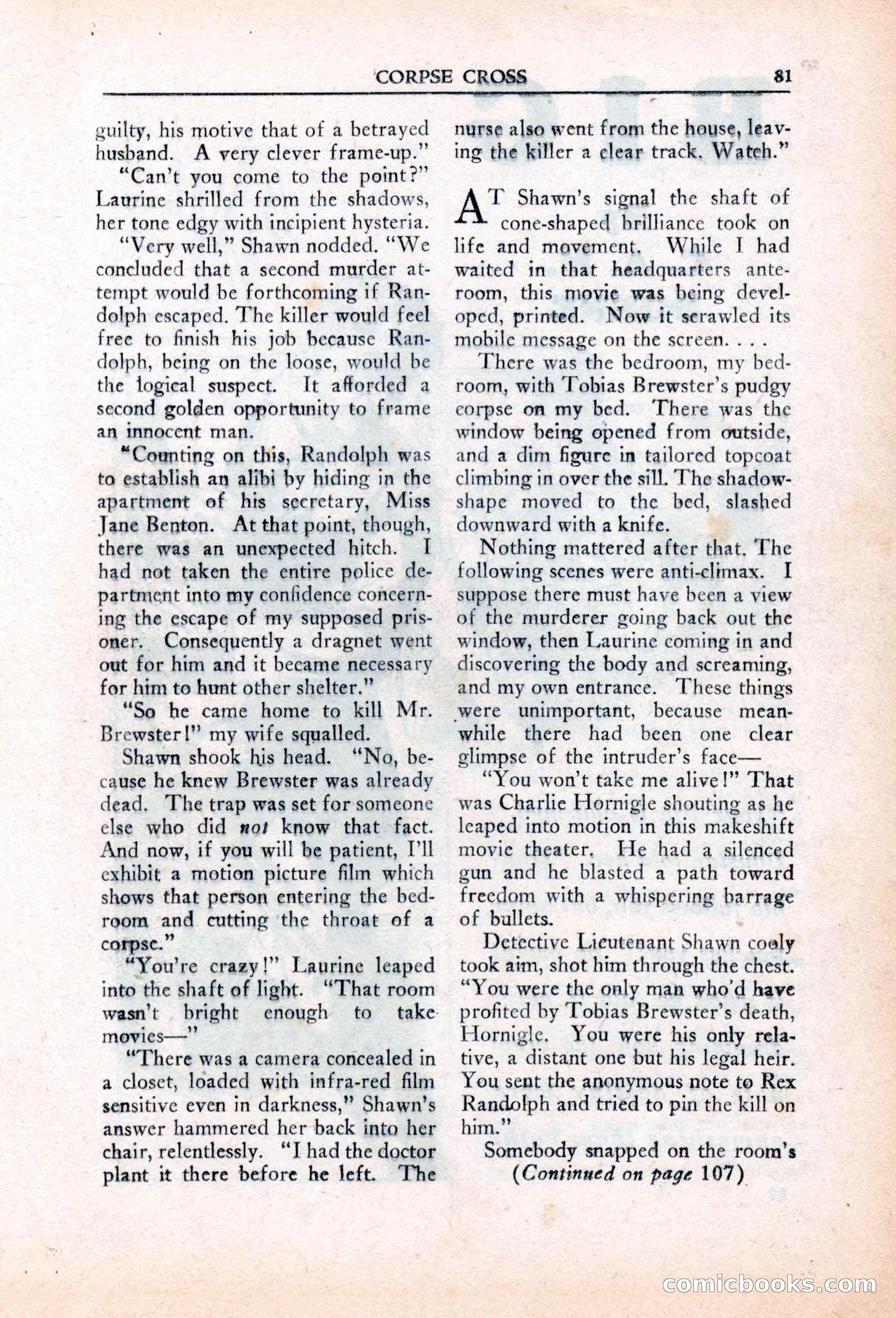 Private Detective Stories, March 1942 — page 83 of 132
