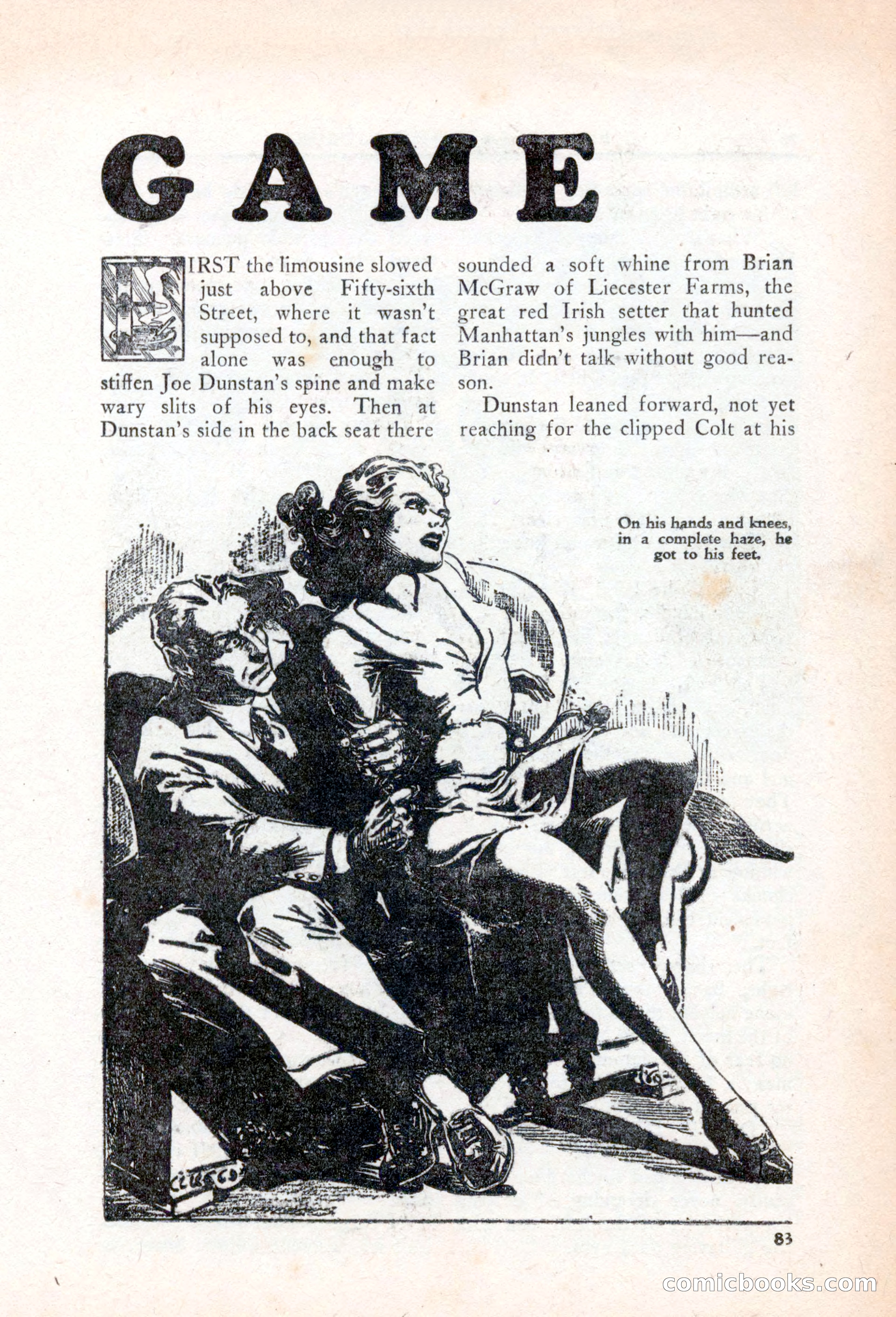Private Detective Stories, March 1942 — page 85 of 132