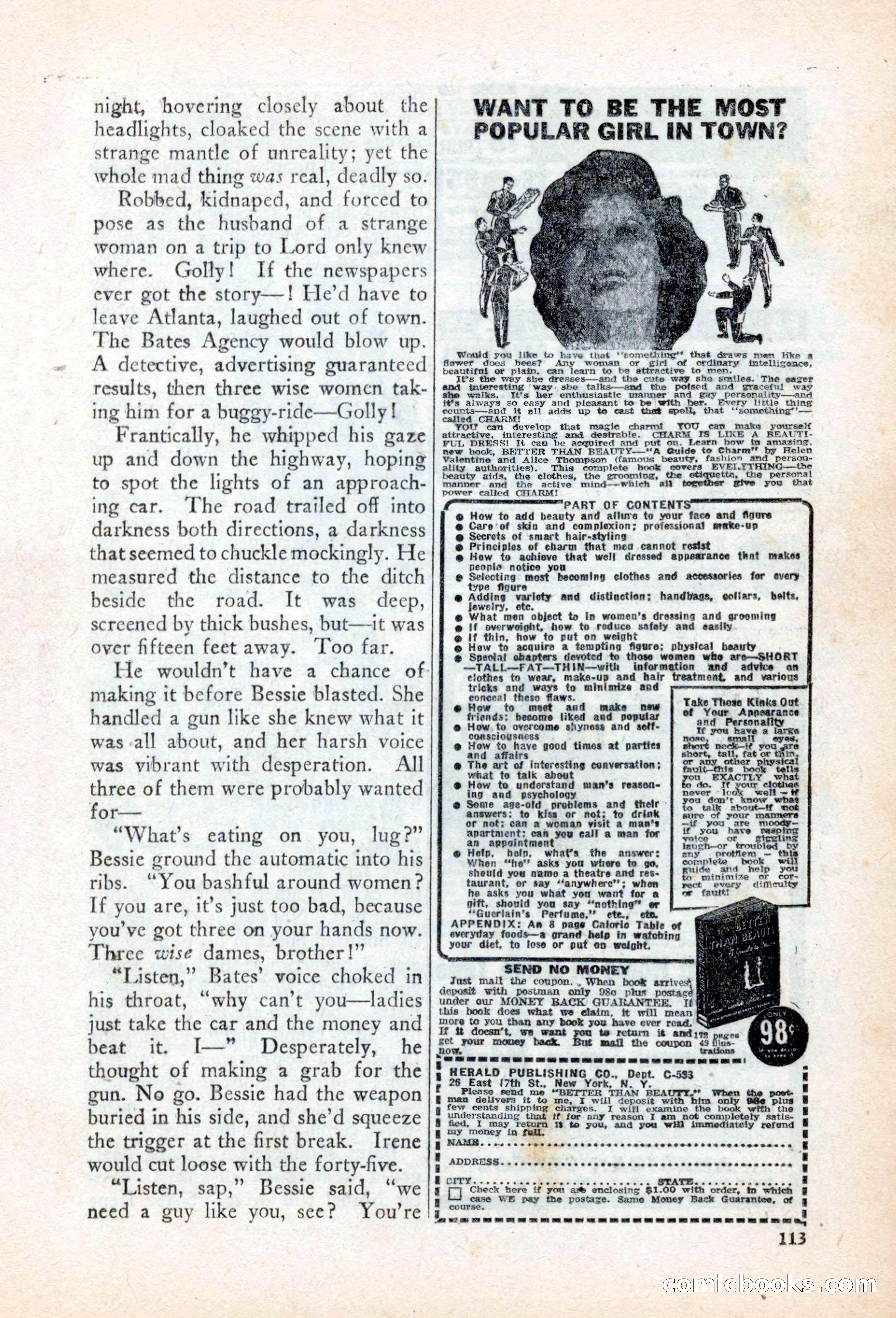 Private Detective Stories, March 1942 — page 115 of 132