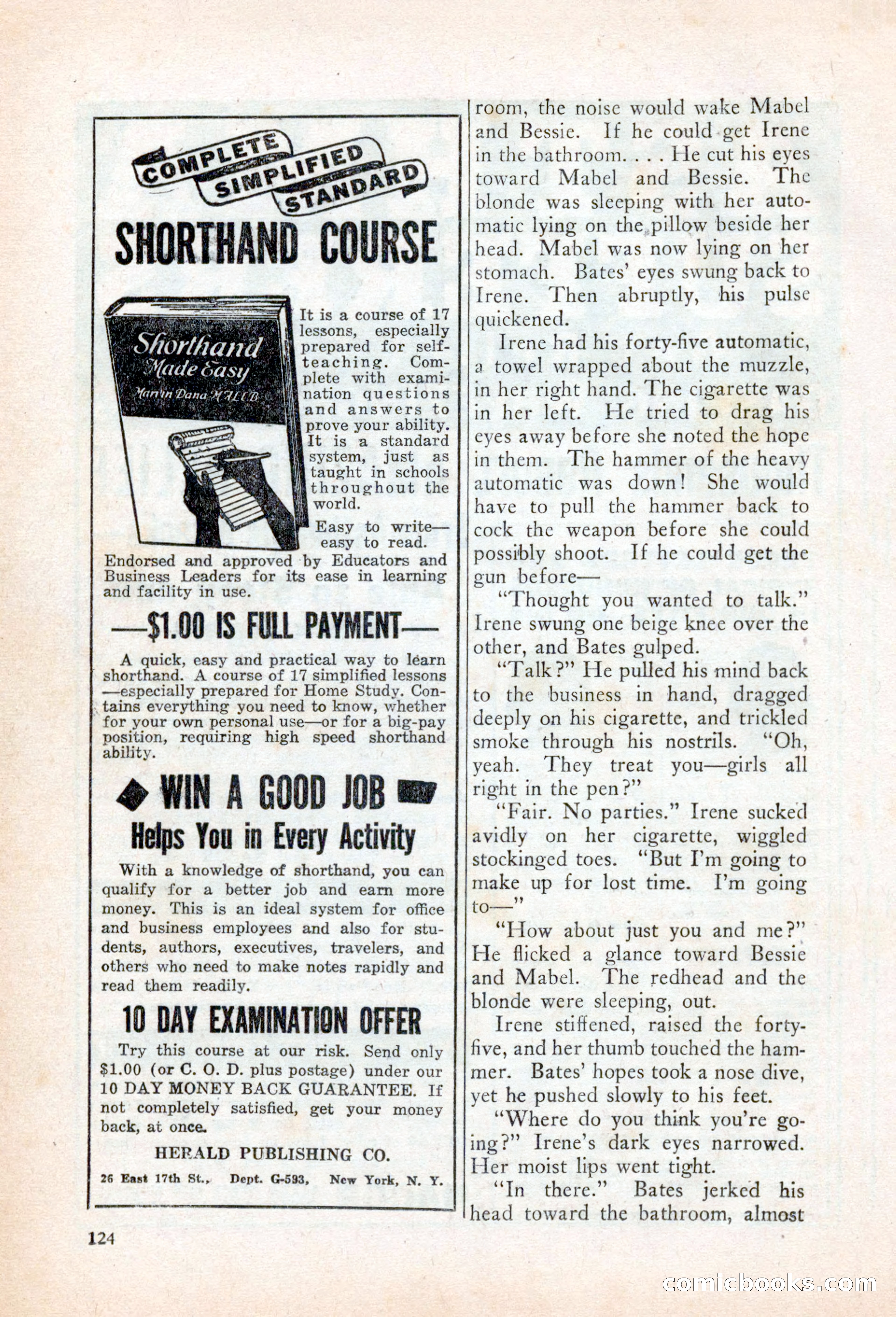Private Detective Stories, March 1942 — page 126 of 132