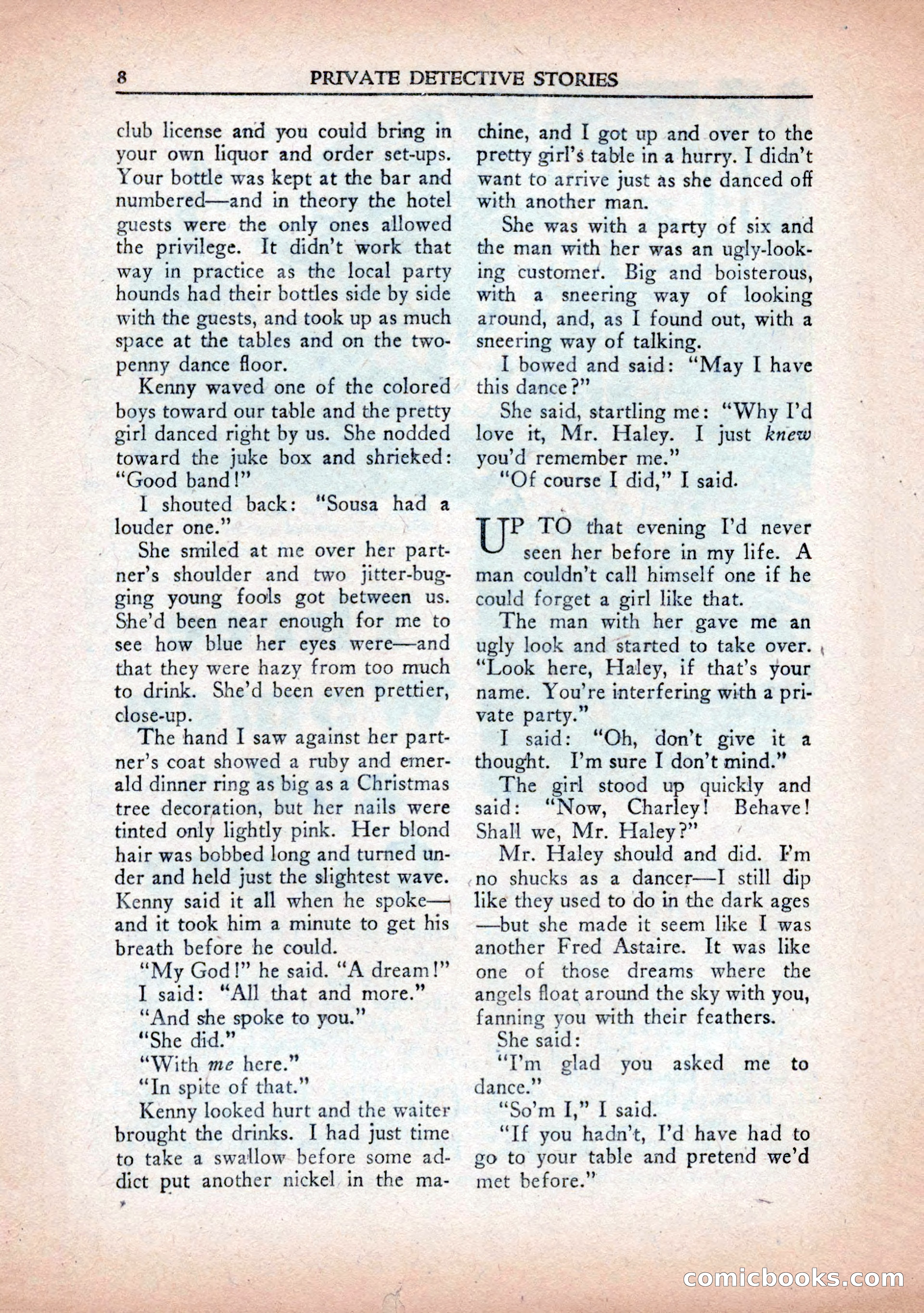 Private Detective Stories, January 1943 — page 10 of 132