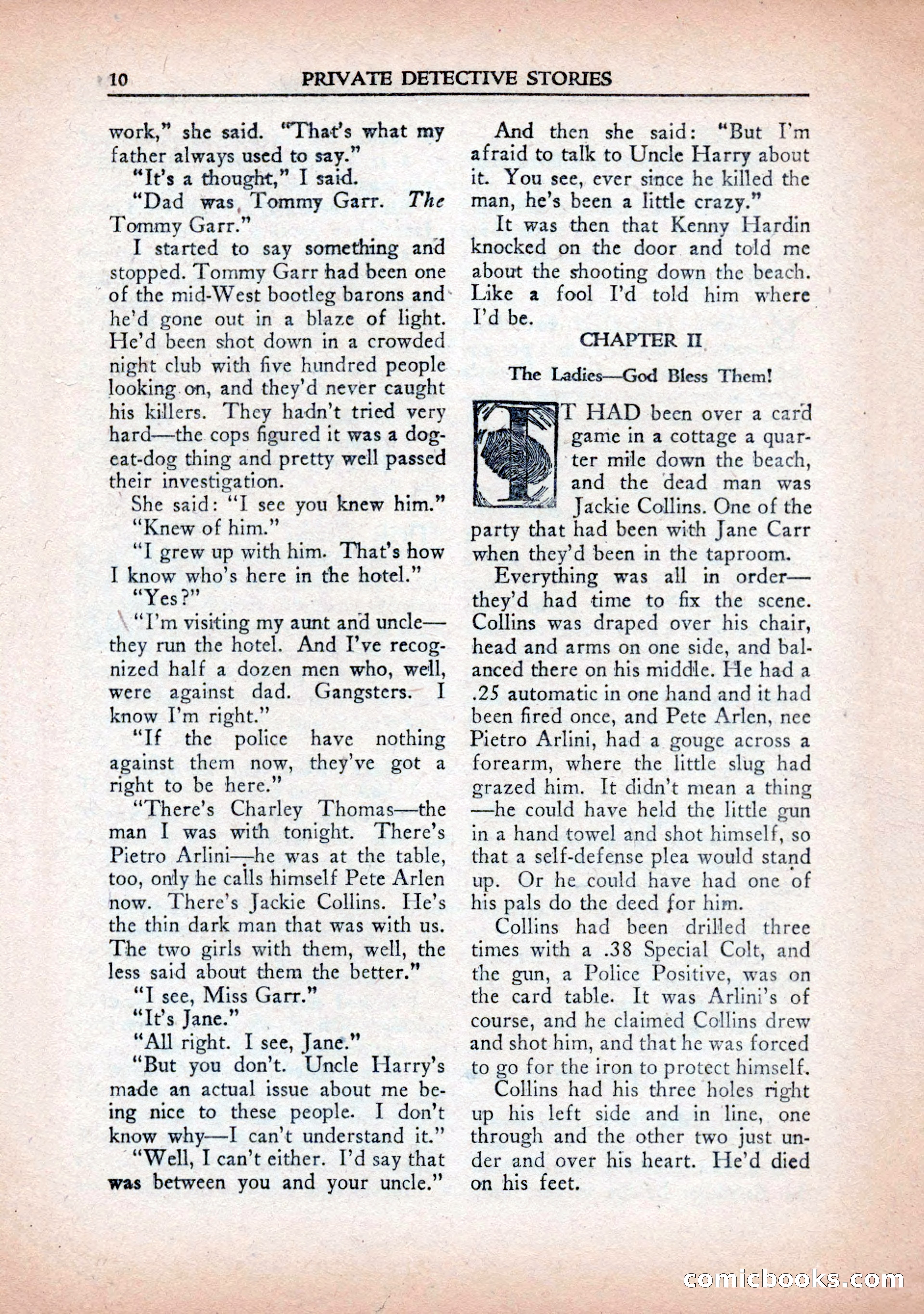 Private Detective Stories, January 1943 — page 12 of 132