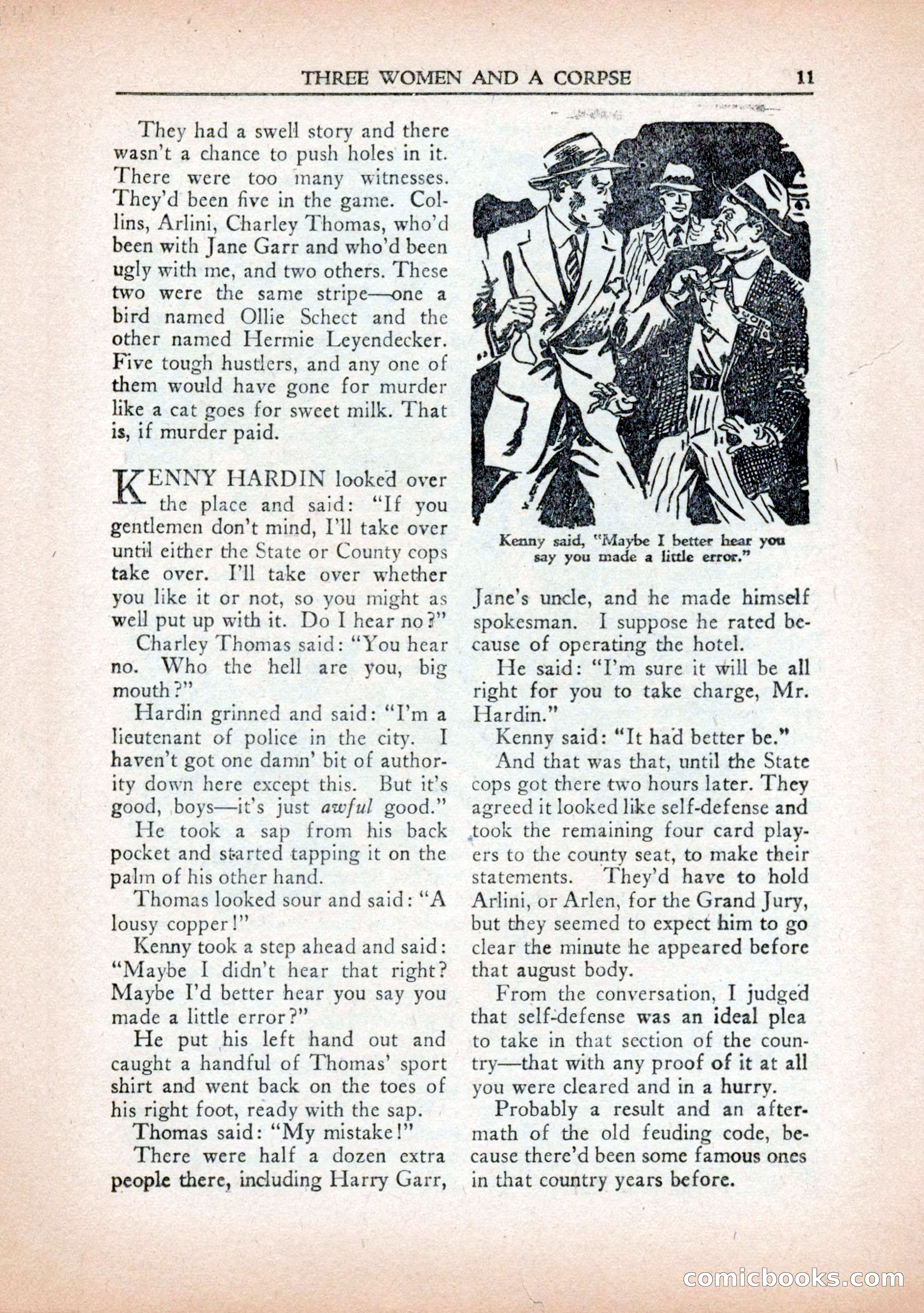 Private Detective Stories, January 1943 — page 13 of 132