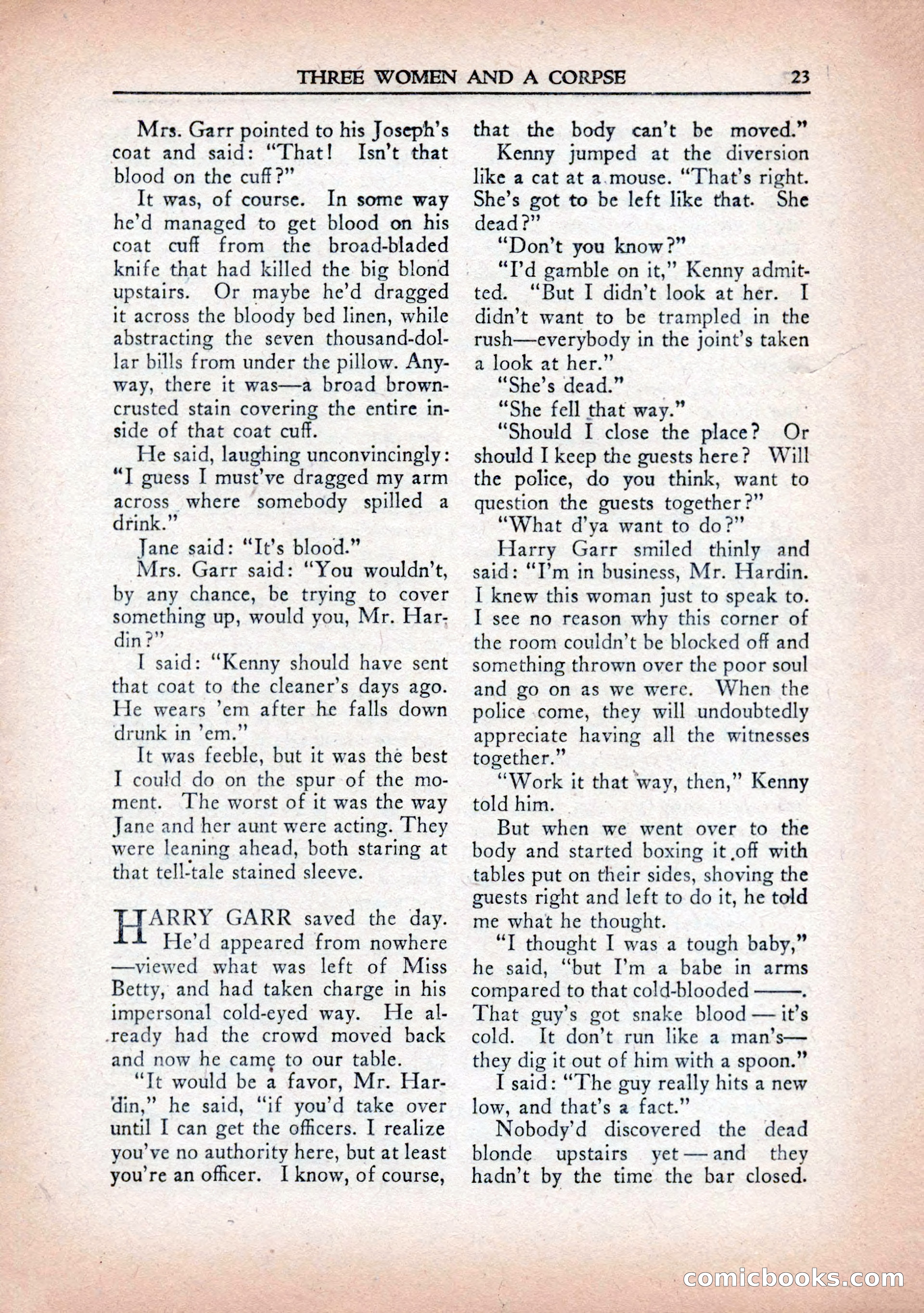 Private Detective Stories, January 1943 — page 25 of 132