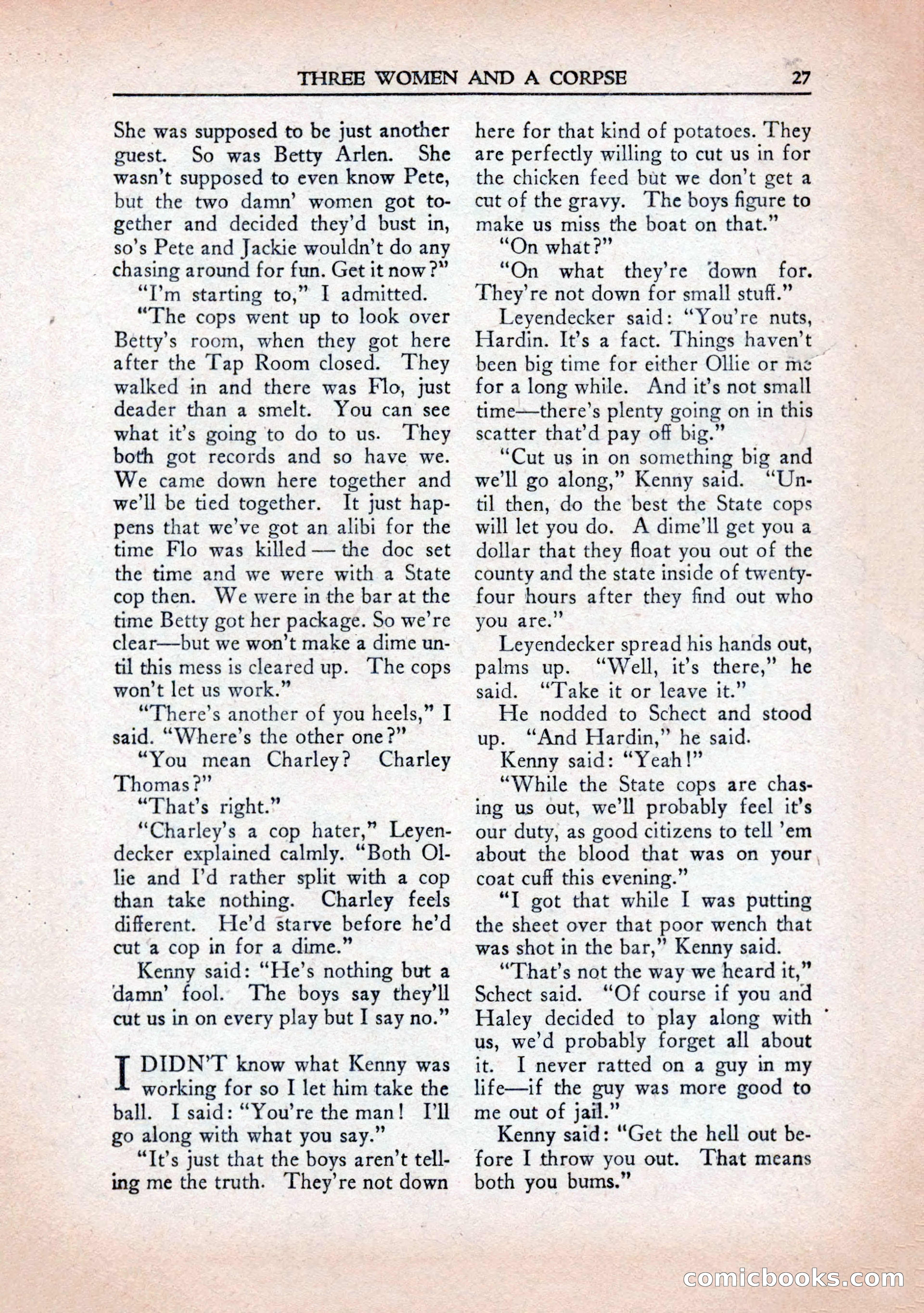 Private Detective Stories, January 1943 — page 29 of 132