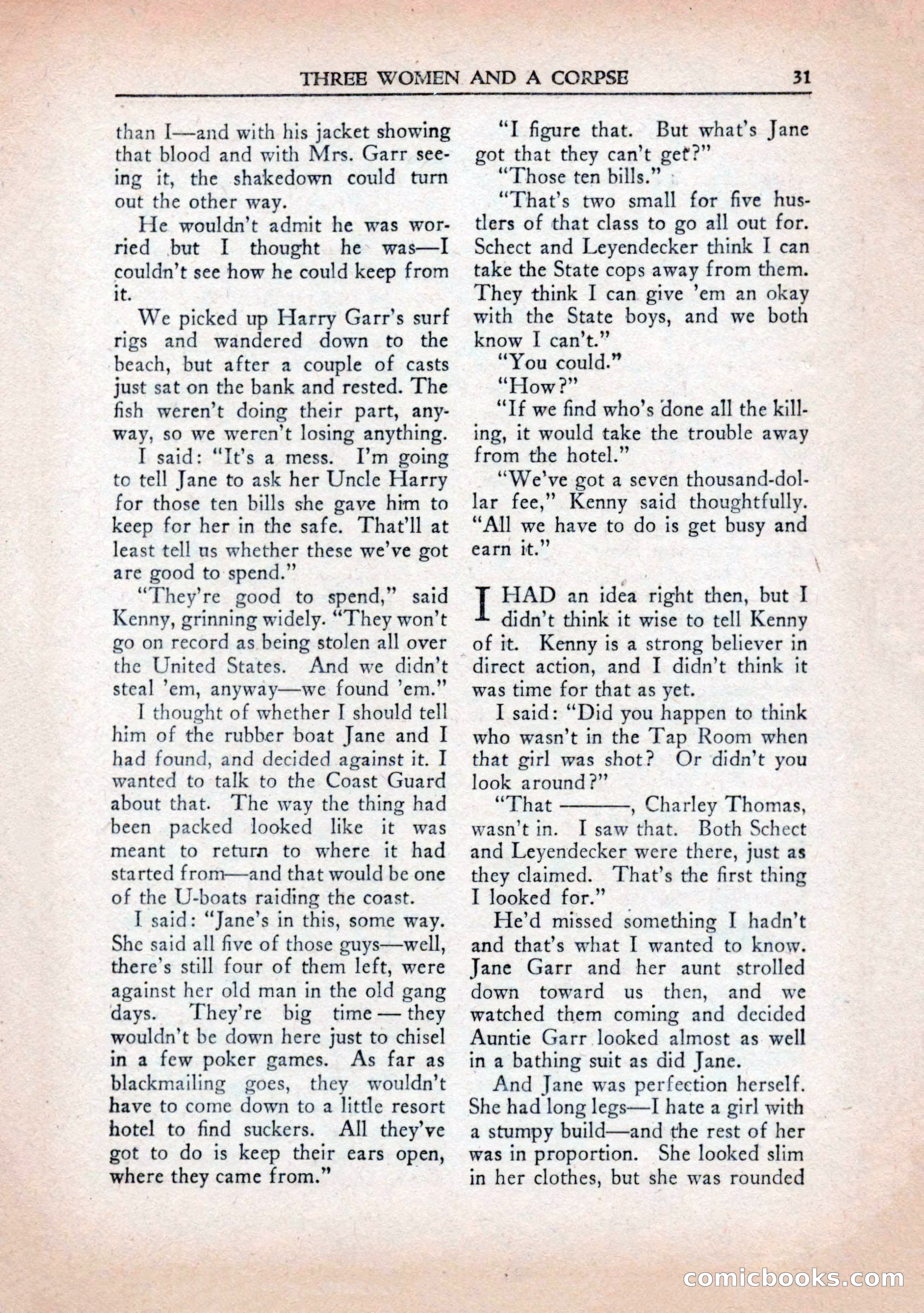 Private Detective Stories, January 1943 — page 33 of 132