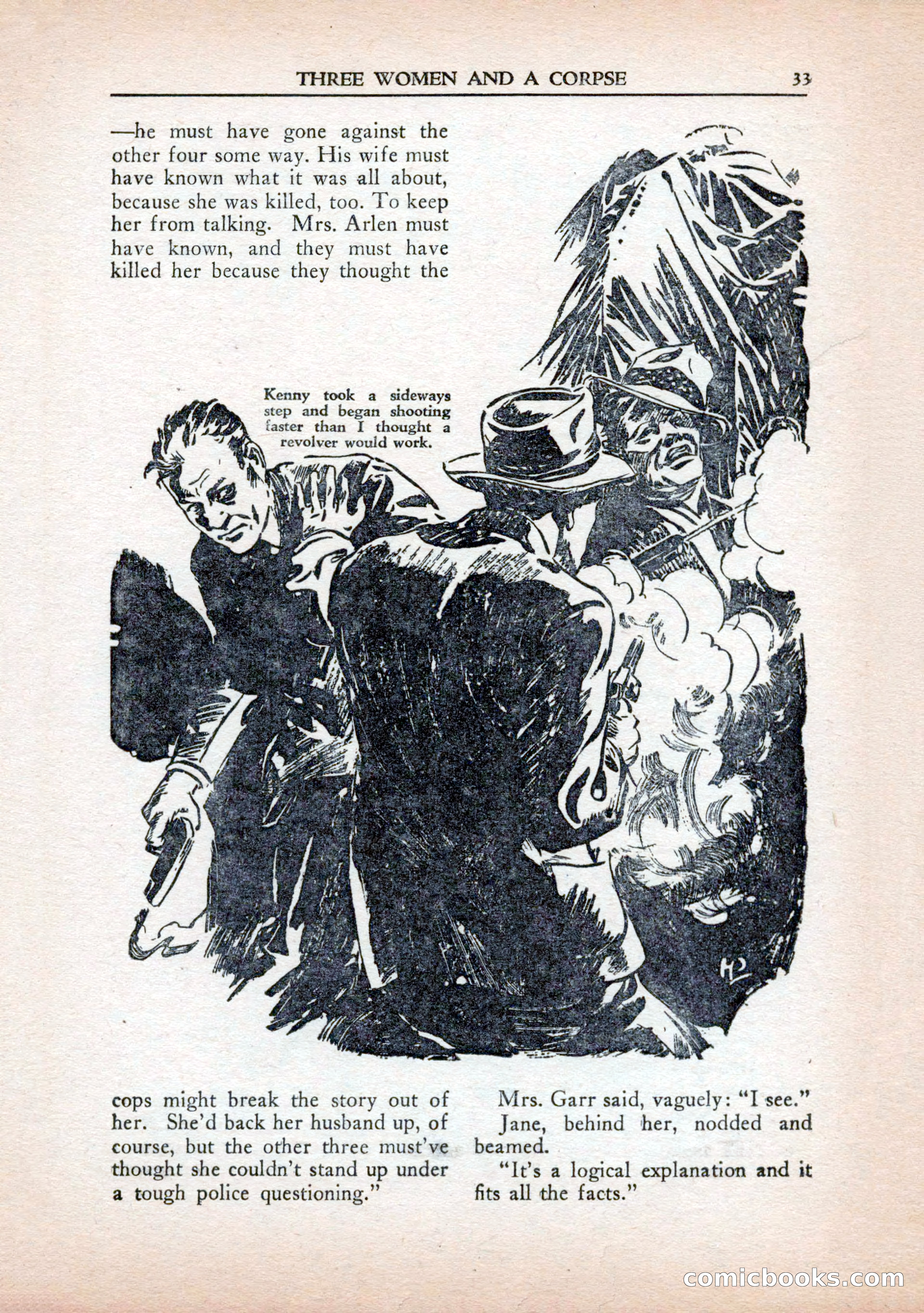Private Detective Stories, January 1943 — page 35 of 132