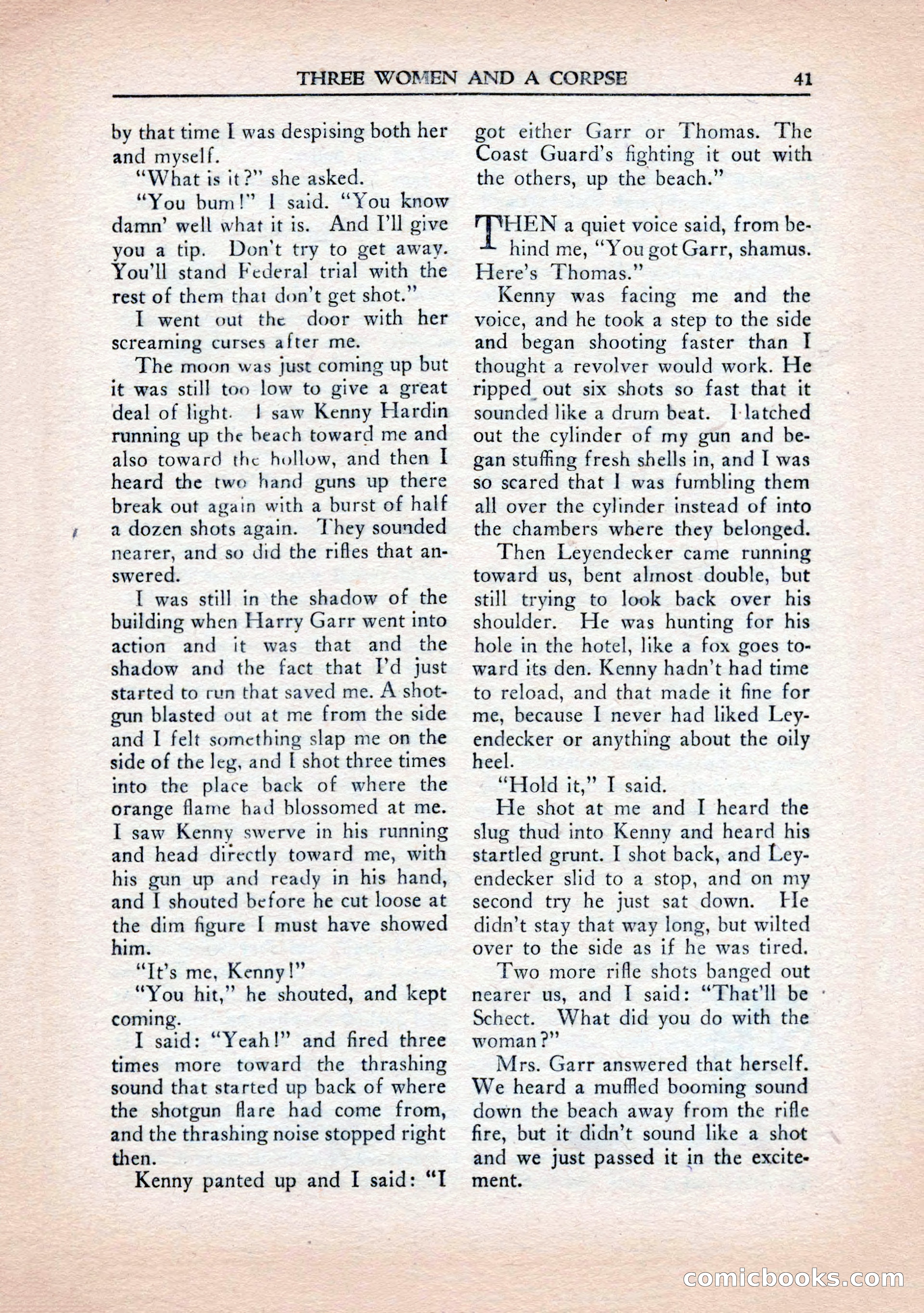 Private Detective Stories, January 1943 — page 43 of 132