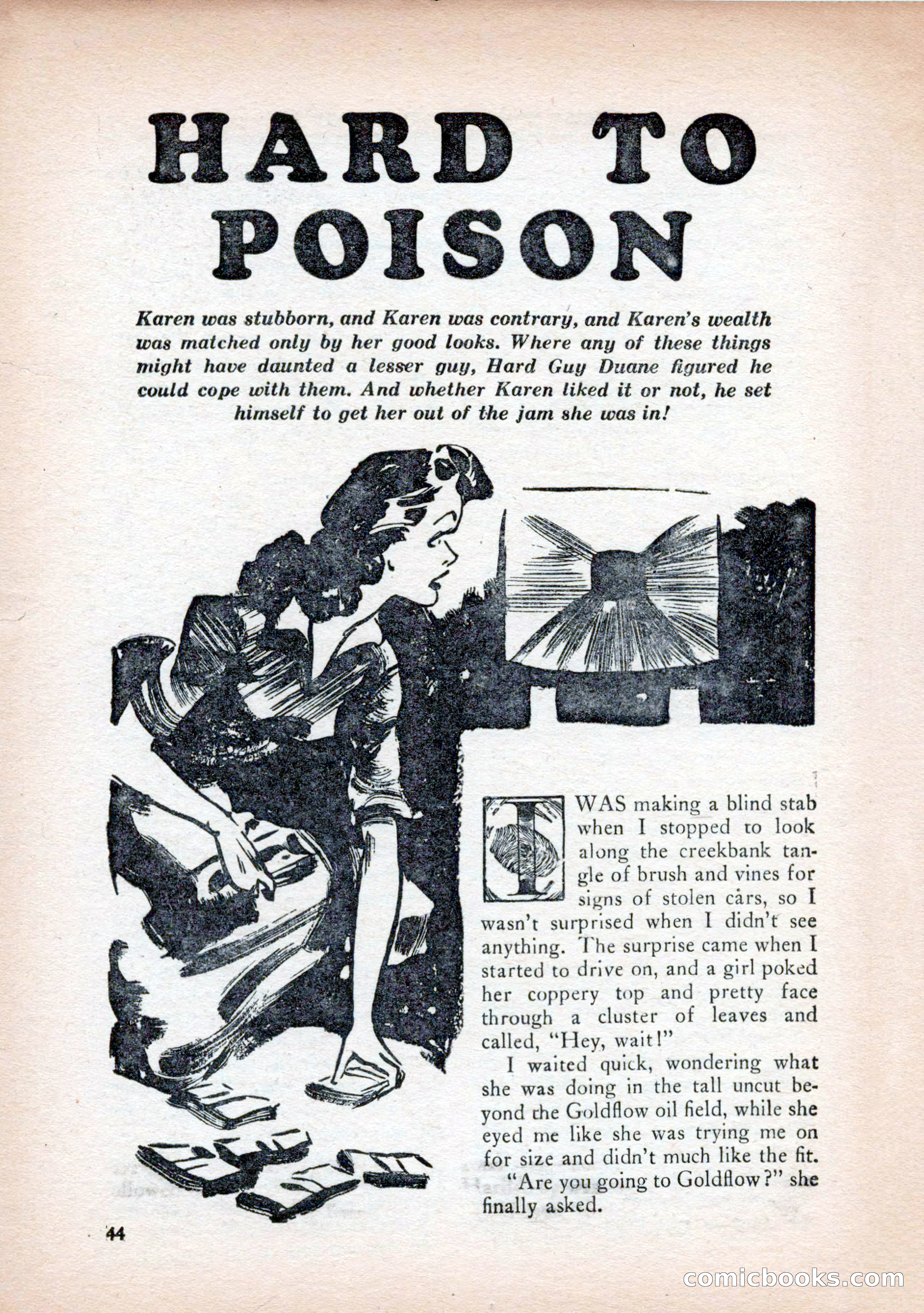 Private Detective Stories, January 1943 — page 46 of 132