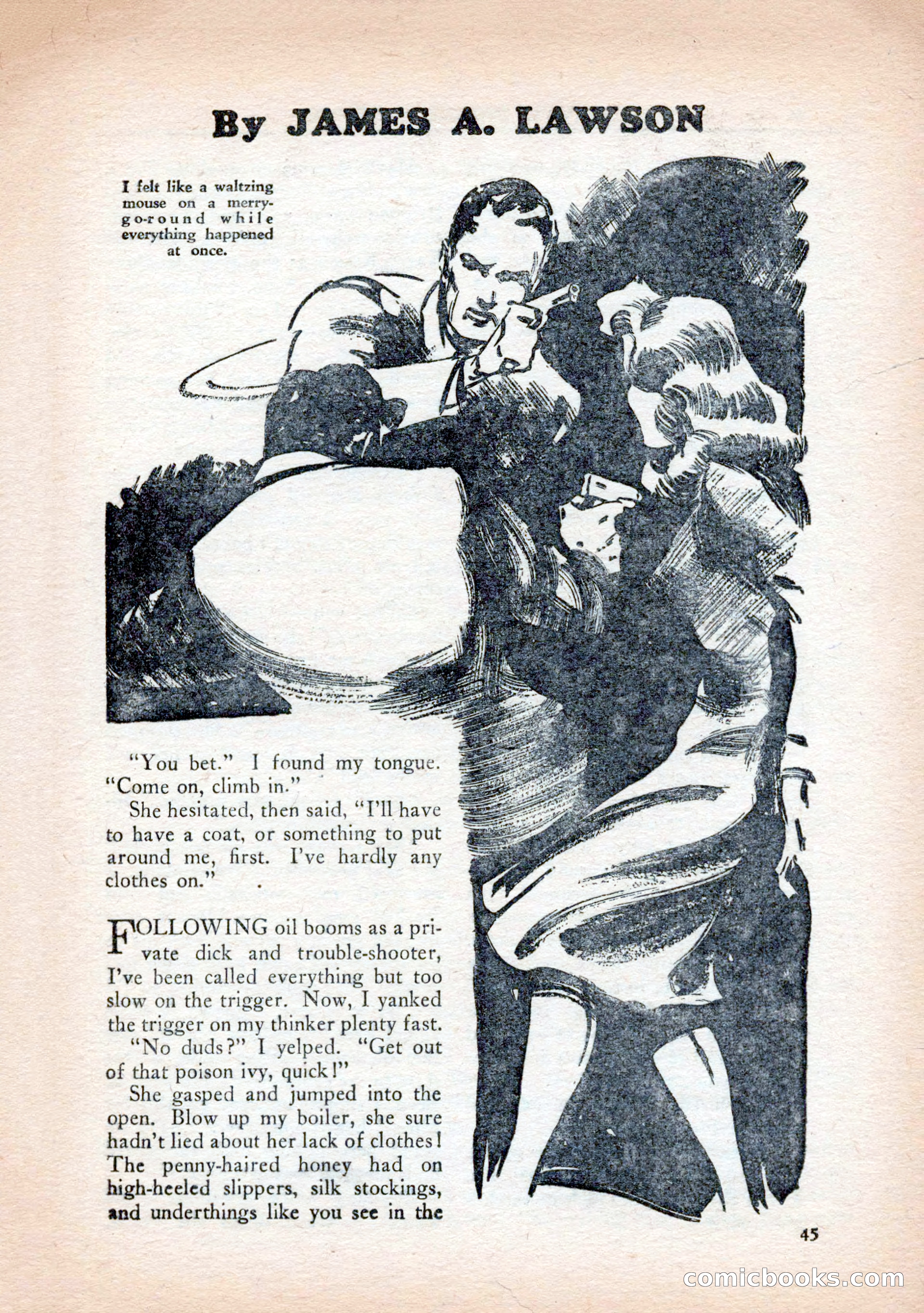 Private Detective Stories, January 1943 — page 47 of 132