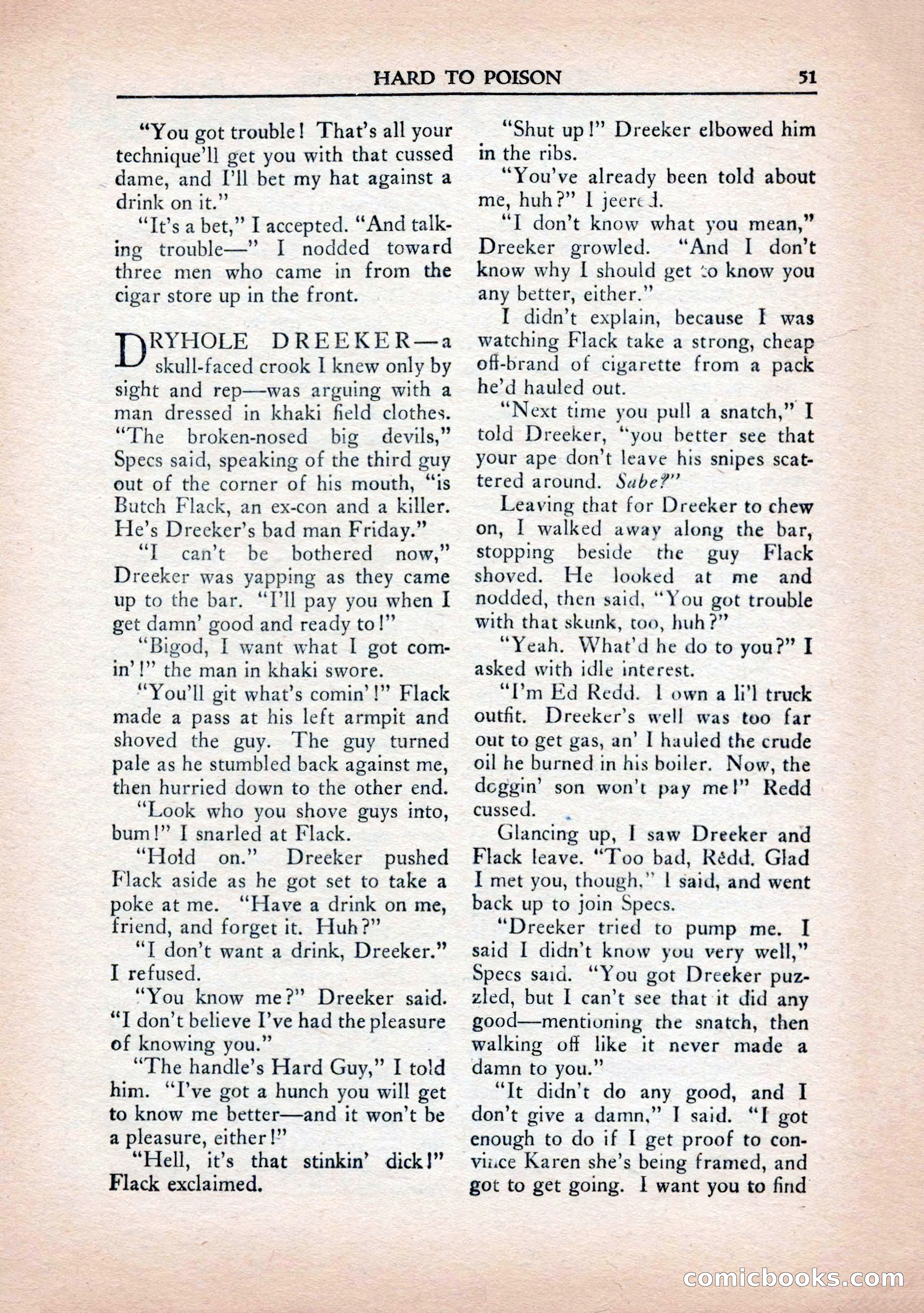 Private Detective Stories, January 1943 — page 53 of 132
