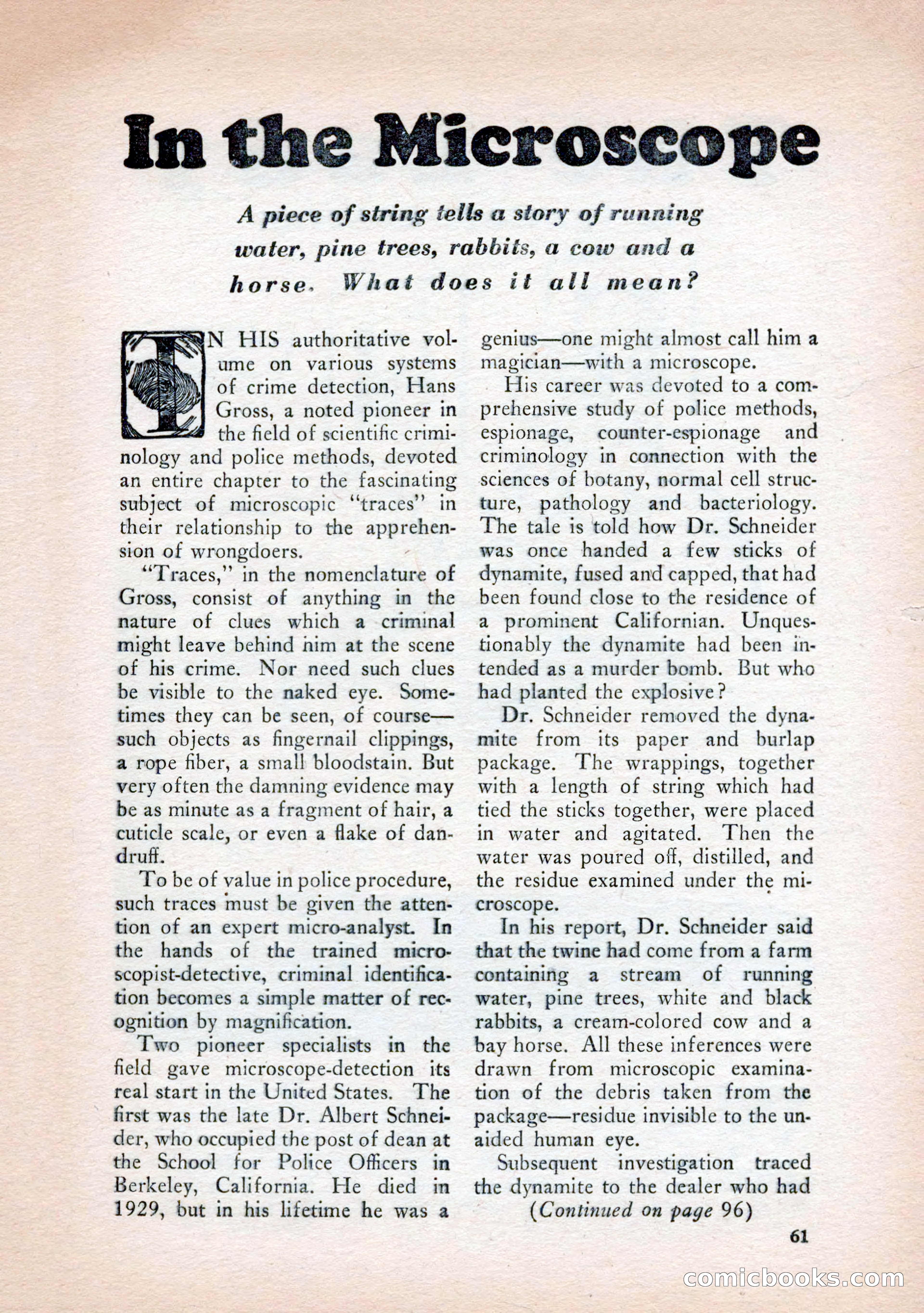 Private Detective Stories, January 1943 — page 63 of 132