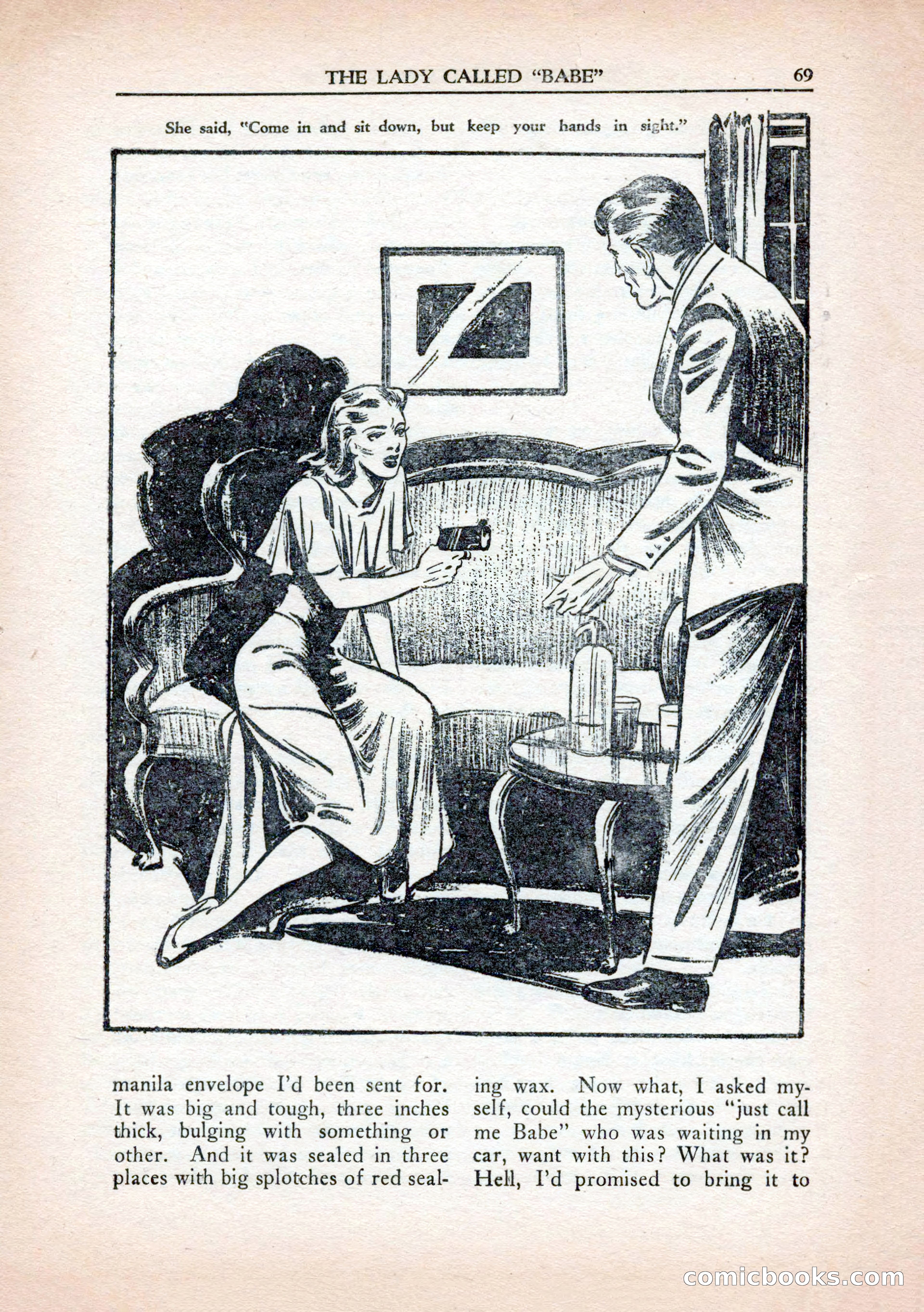 Private Detective Stories, January 1943 — page 71 of 132