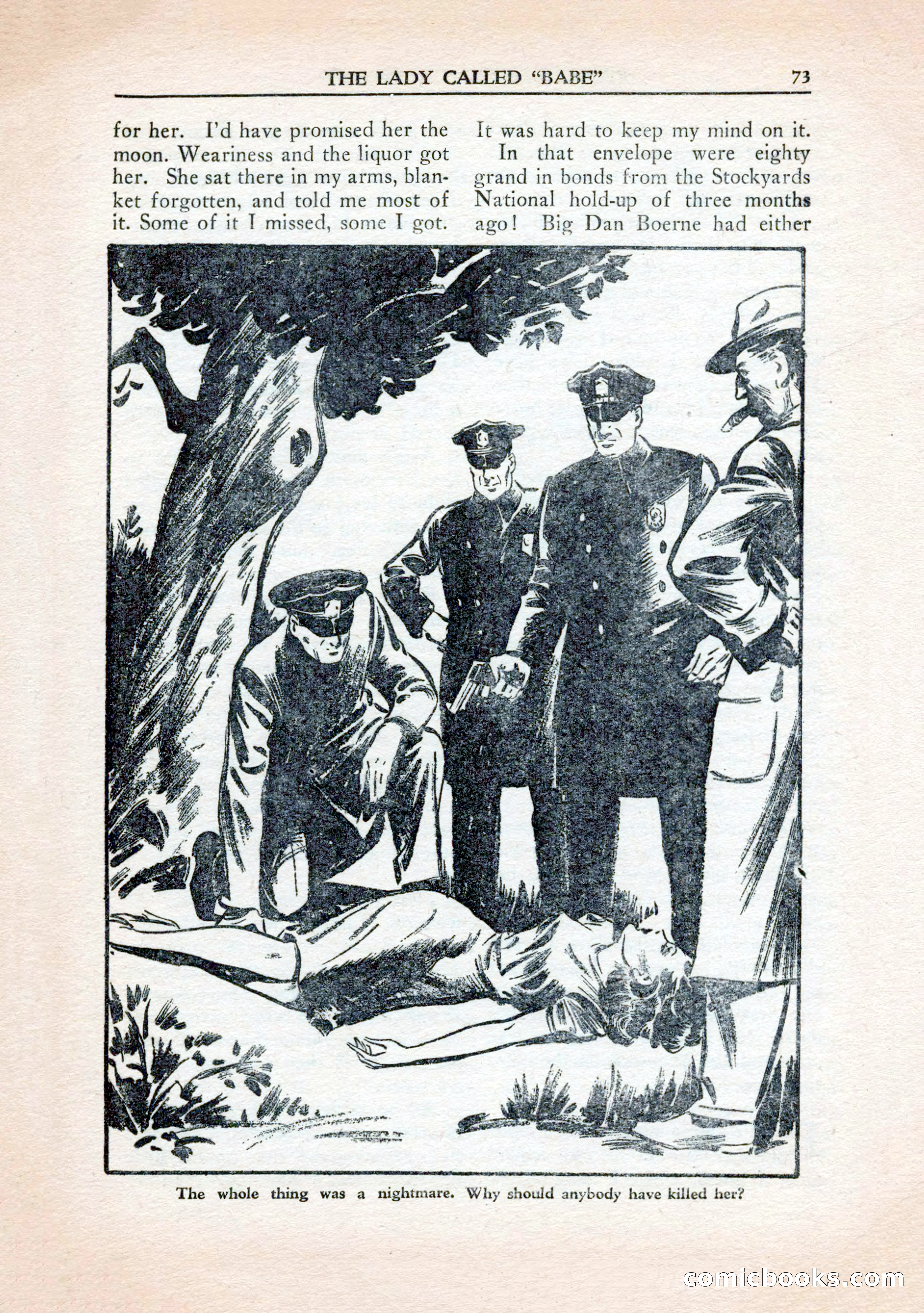 Private Detective Stories, January 1943 — page 75 of 132