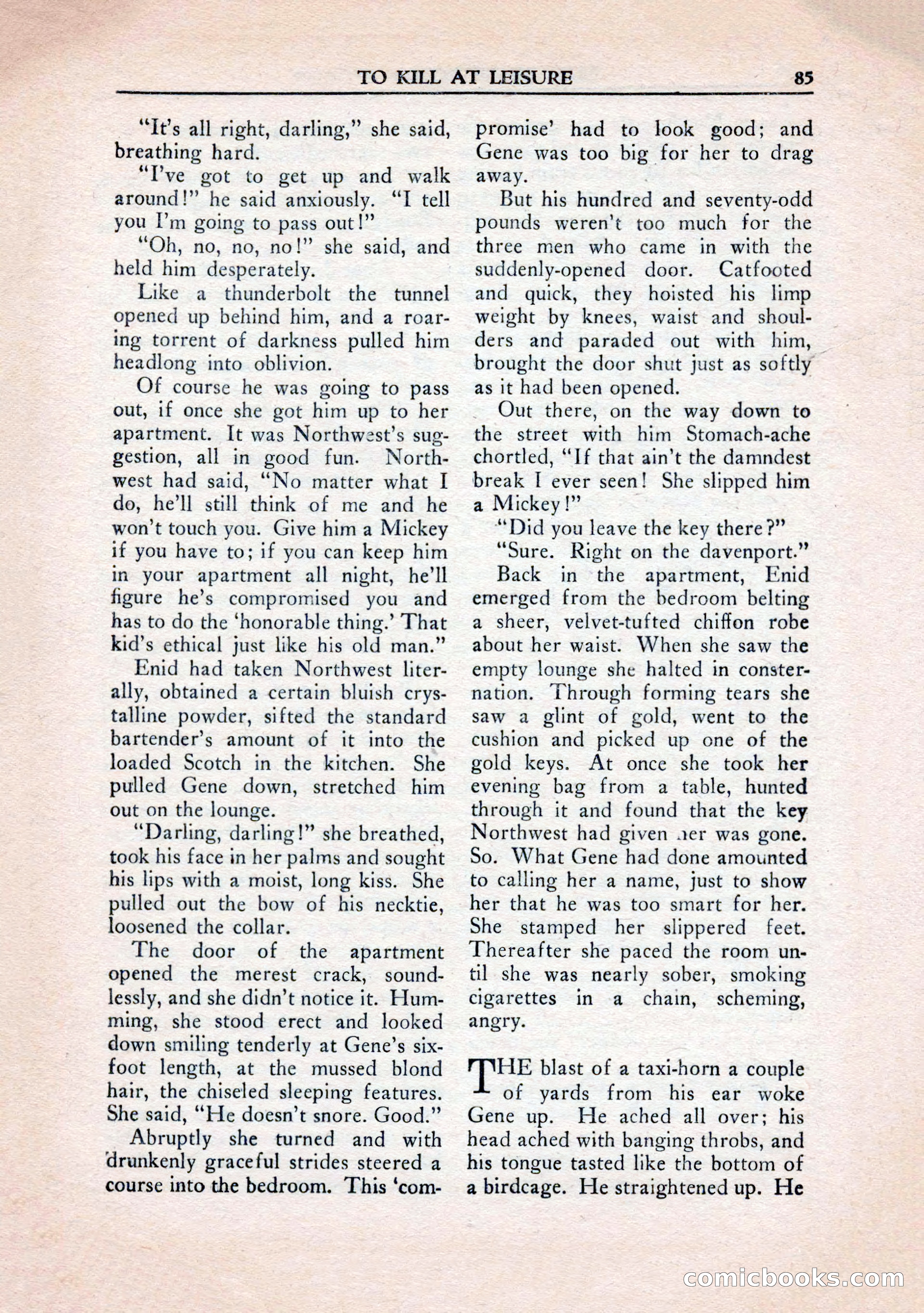 Private Detective Stories, January 1943 — page 87 of 132